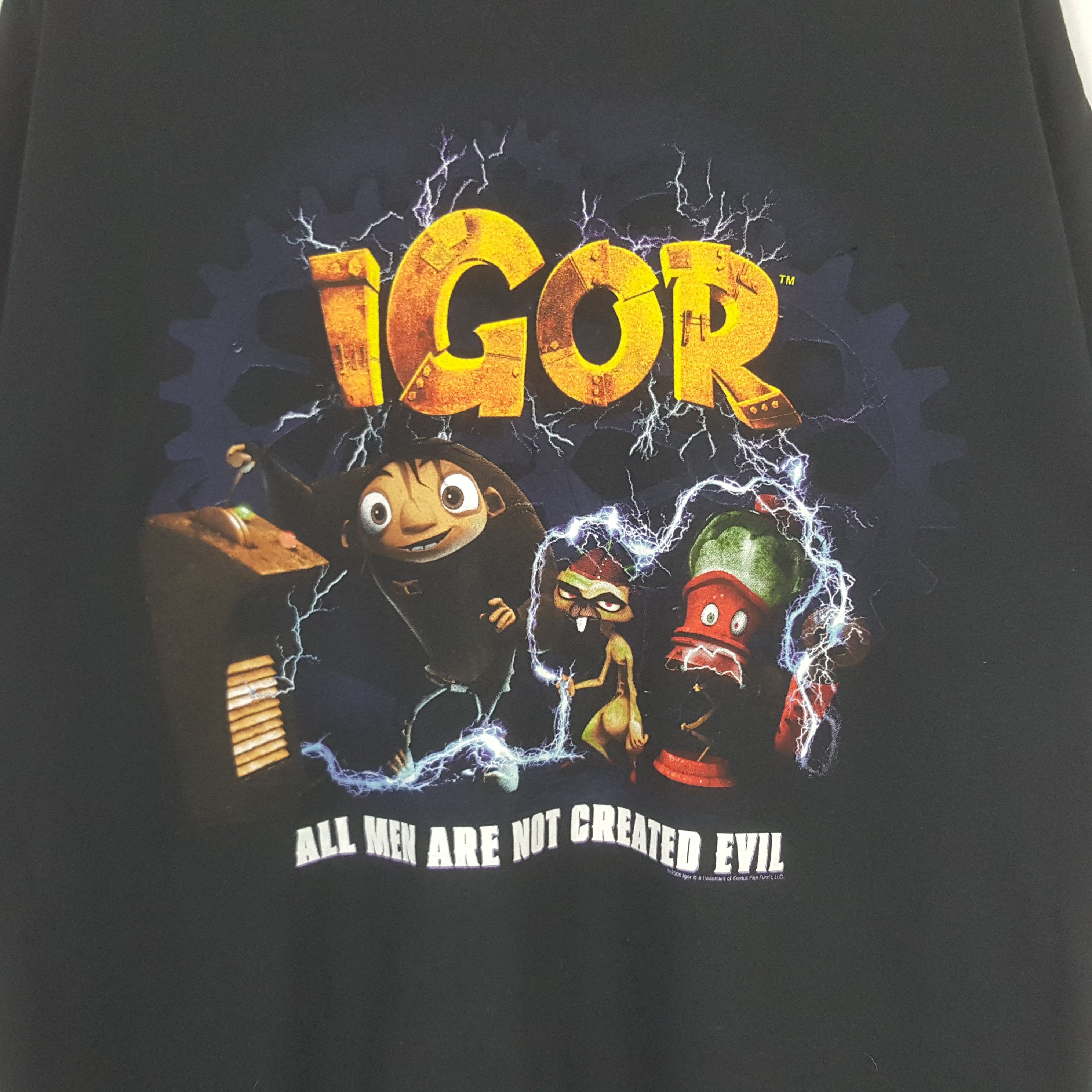 Other Vintage Igor All Men Are Not Created Evil tshirt Size US XL / EU 56 / 4 - 2 Thumbnail