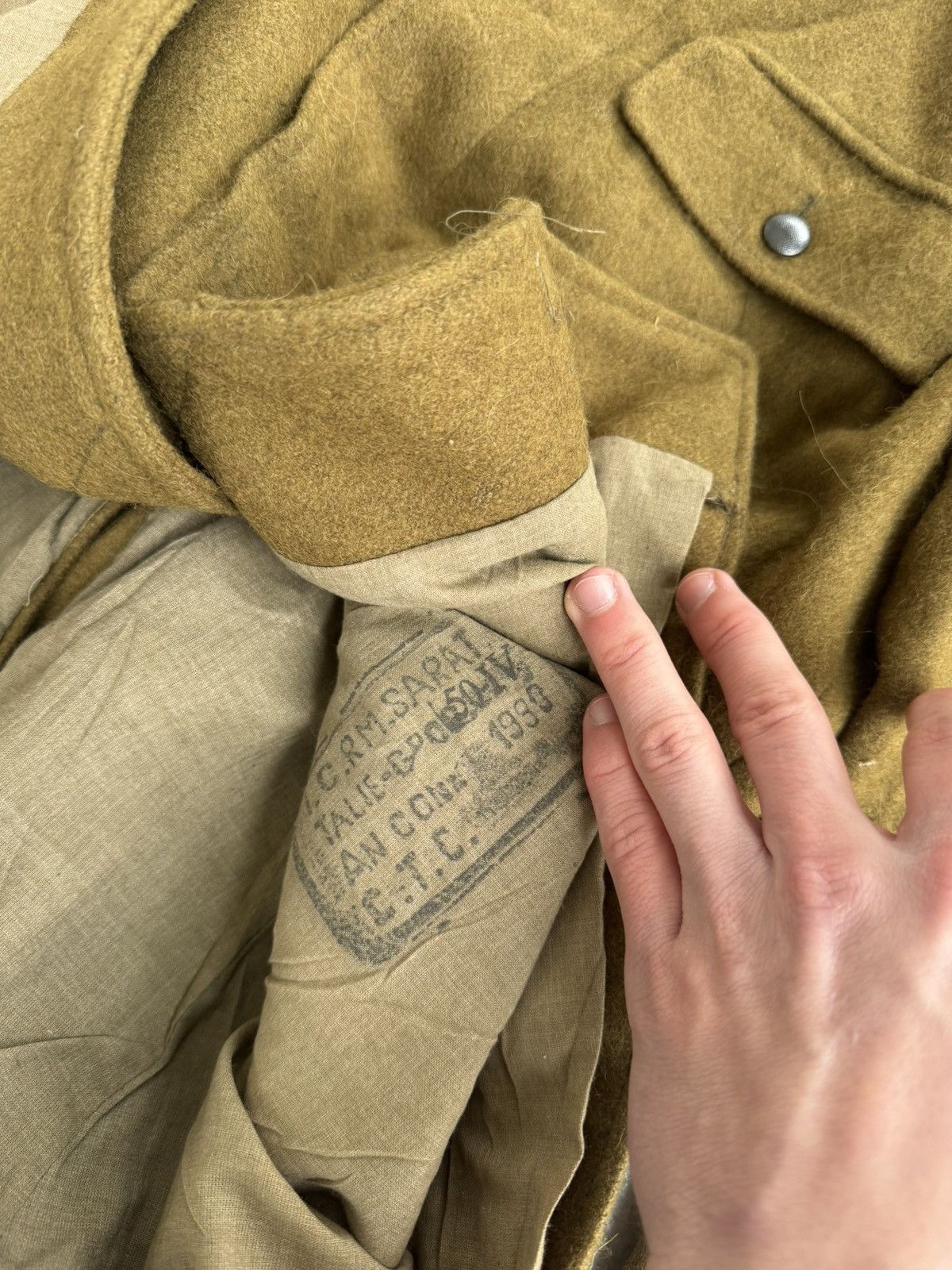Carhartt 1990 Romanian Army Wool Military Coat Size US M / EU 48-50 / 2 - 6 Thumbnail