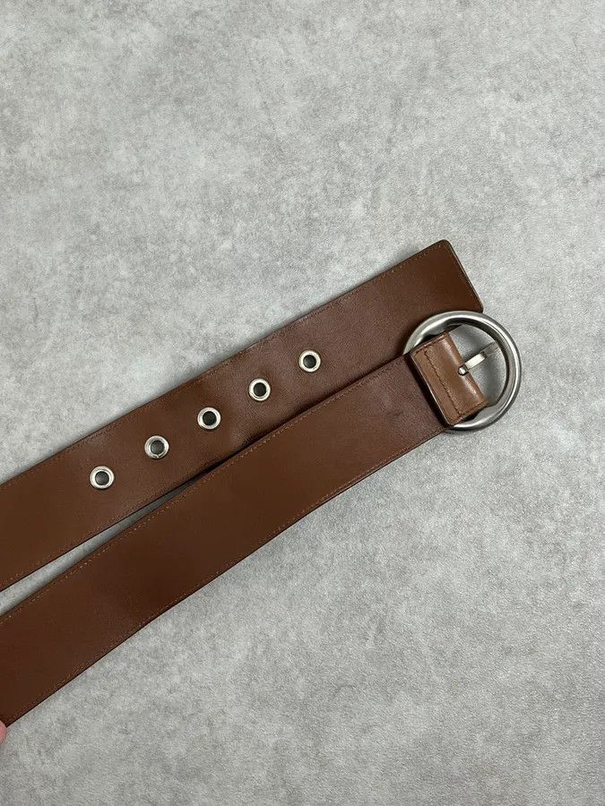 Bottega Veneta Bottega Veneta Brown Woven Leather Belt Size ONE SIZE - 3 Thumbnail