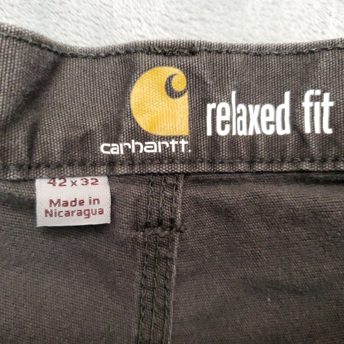Carhartt Carhartt Pants Mens 42x32 Black Canvas Relaxed Cargo Rugged Flex Workwear 100135 Size US 42 / EU 58 - 7 Thumbnail
