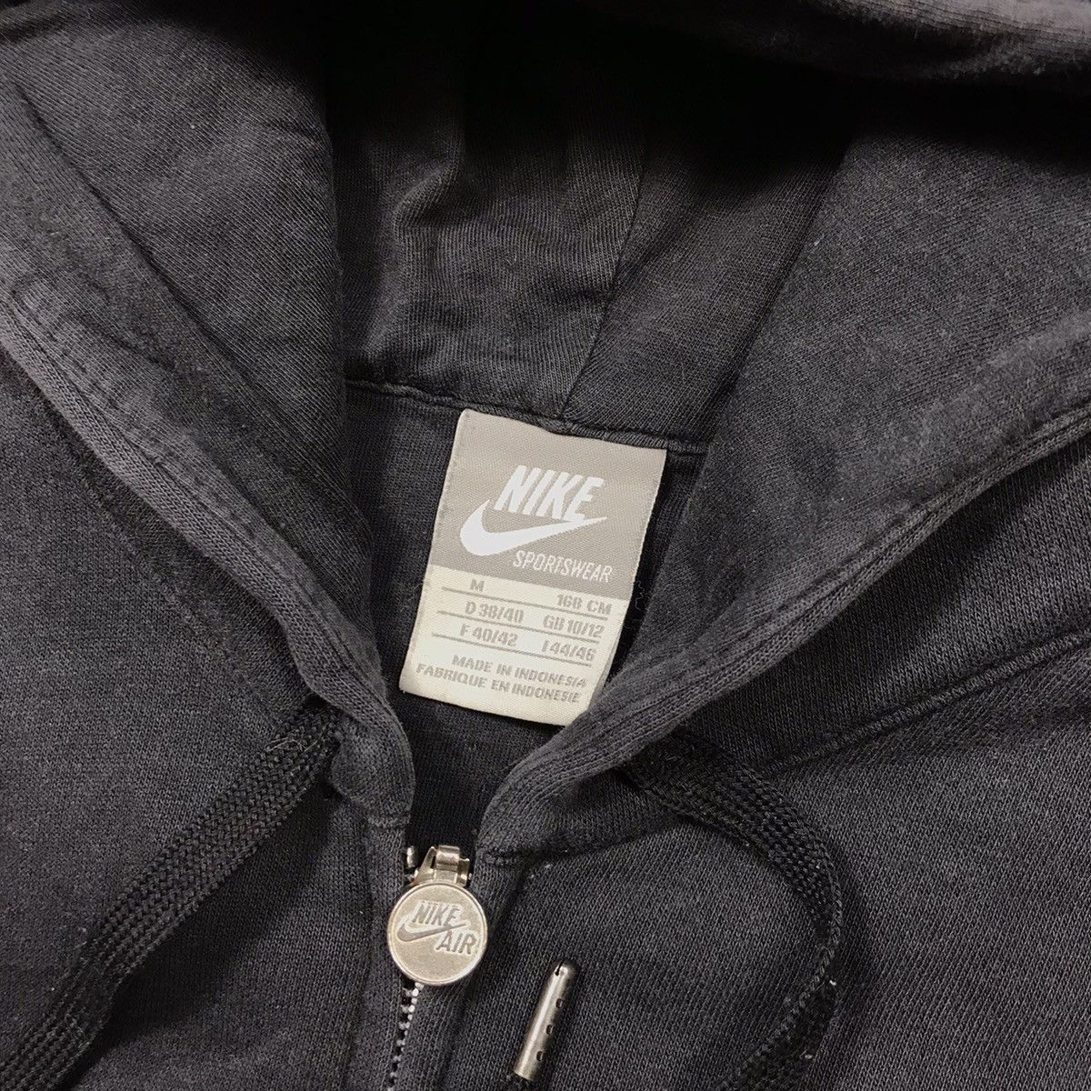 Vintage Vintage Nike Swoosh Zip Hoodie Y2K Streetwear Black Logo M Size M / US 6-8 / IT 42-44 - 5 Thumbnail