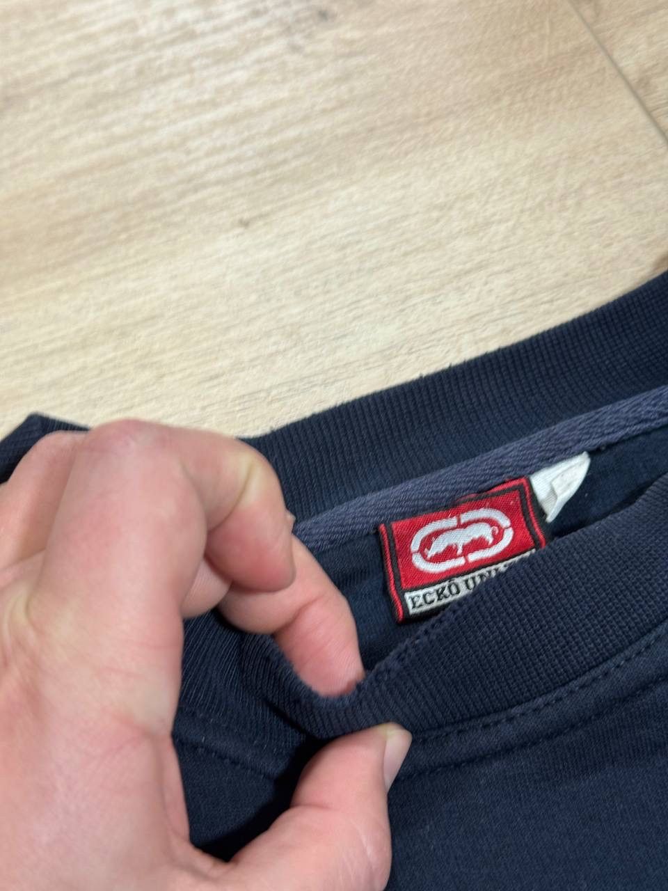 Ecko Unltd. Vintage 90S Ecko Unltd Rhino Logo Crewnerck Sweatshirt Navy Size US M / EU 48-50 / 2 - 8 Thumbnail