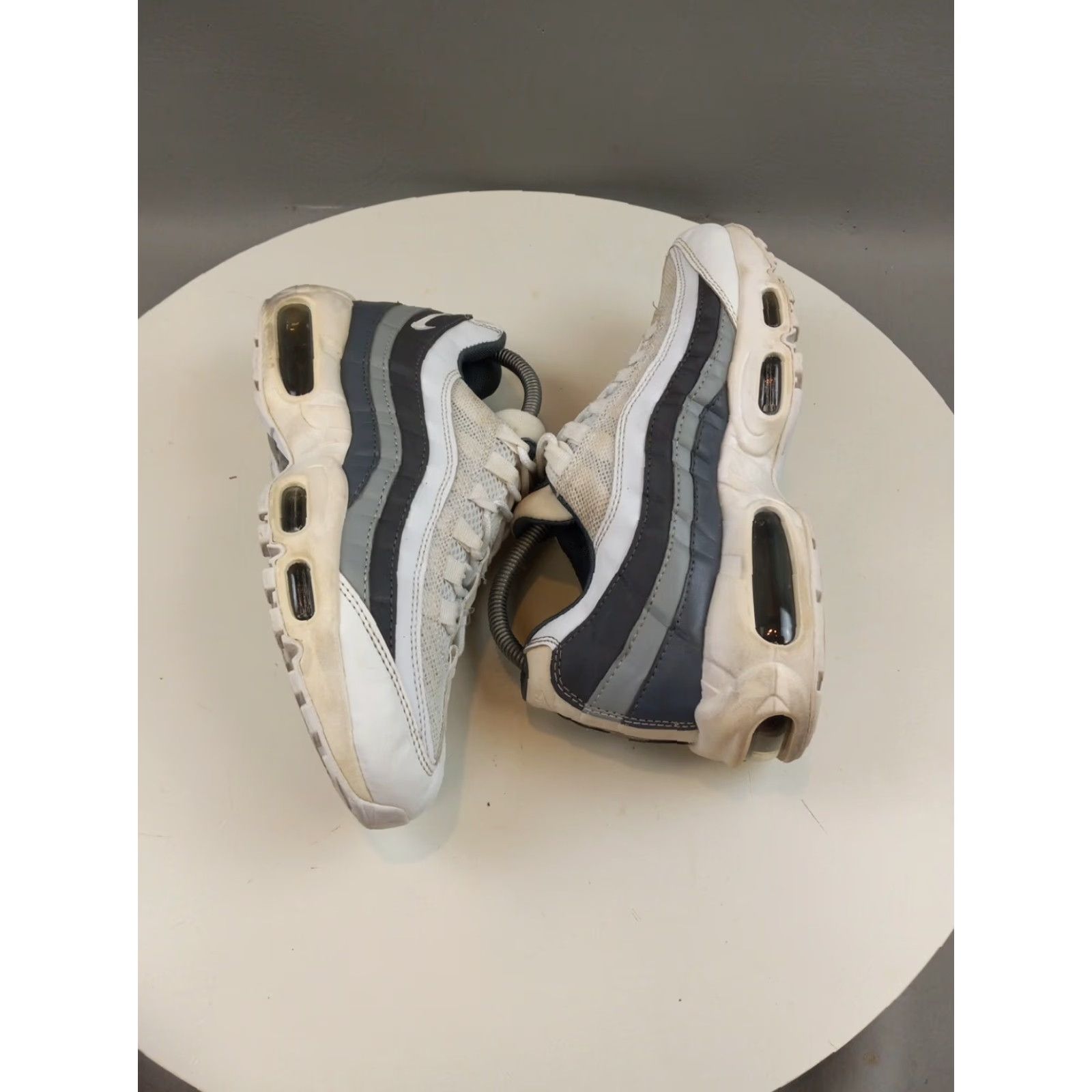 Nike Nike Air Max 95 Cool Wolf Grey Men's Athletic Running Sneakers Size 8 749766-105 Size US 7 / EU 40 - 6 Thumbnail