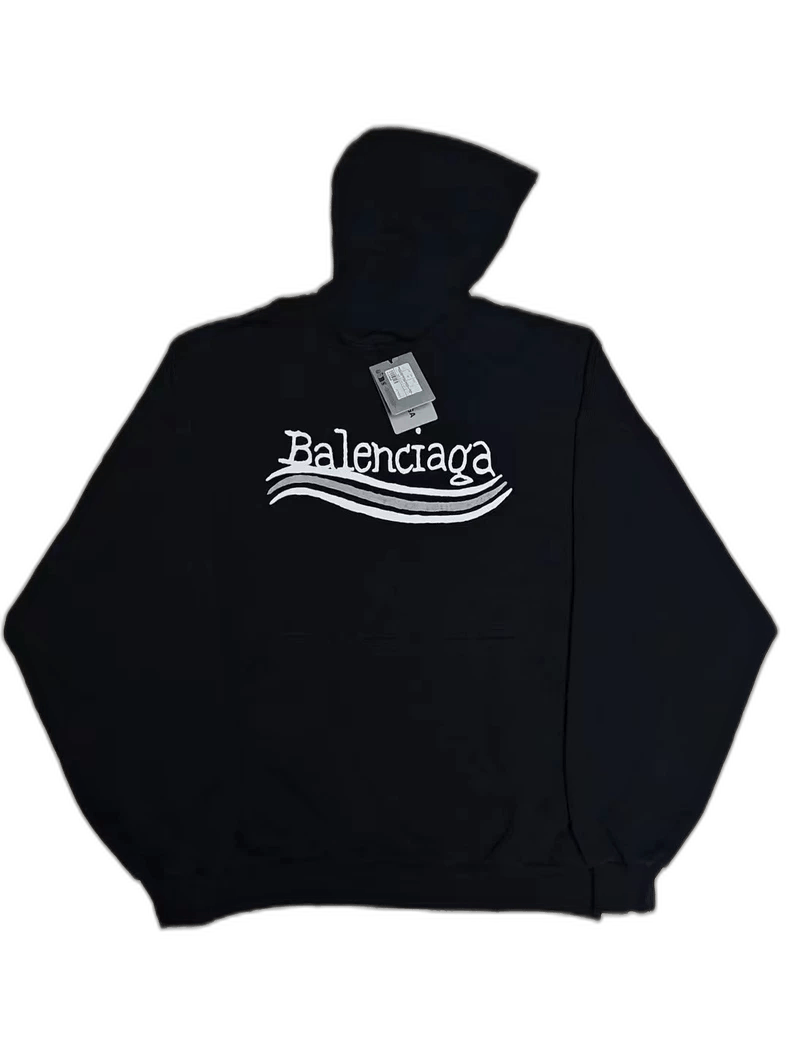 Balenciaga Balenciaga Hand-Drawn Hooded Sweatshirt Size US L / EU 52-54 / 3 - 1 Thumbnail