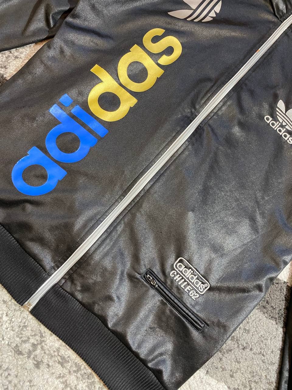 Adidas Adidas Chile 62 Track Jacket S Men’s Black Casual Rare Retro Size US S / EU 44-46 / 1 - 5 Thumbnail