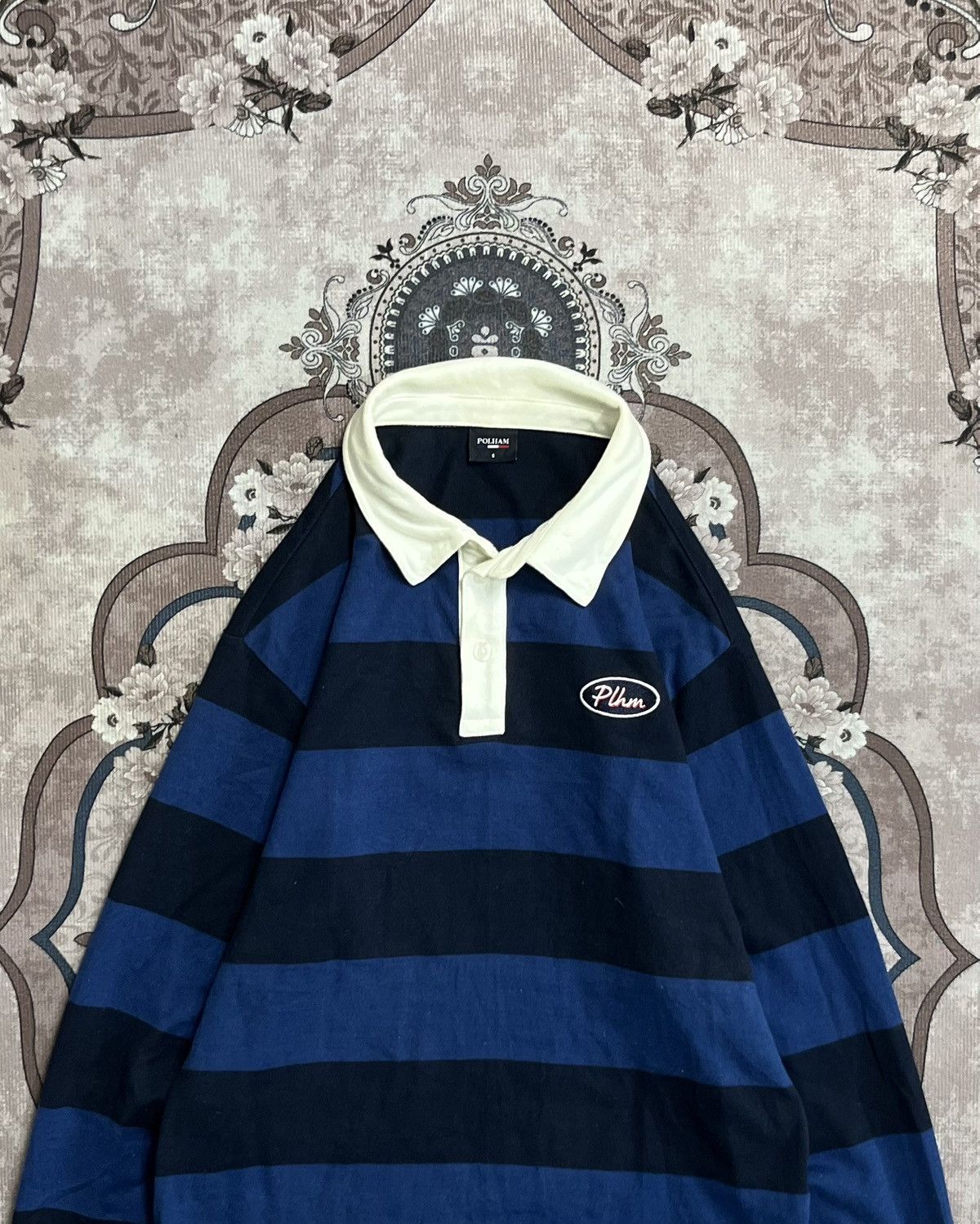Other Polham Rugby Stripe Sweatshirt Size US M / EU 48-50 / 2 - 3 Thumbnail