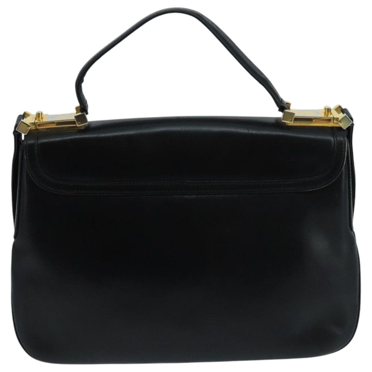 Gucci GUCCI Shoulder Bag Leather Black Gold Size ONE SIZE - 3 Thumbnail