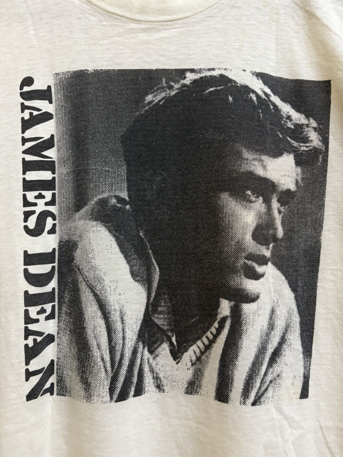 Vintage Vintage 80s James Dean Actor Movies Big Face T-Shirt Size US M / EU 48-50 / 2 - 3 Thumbnail