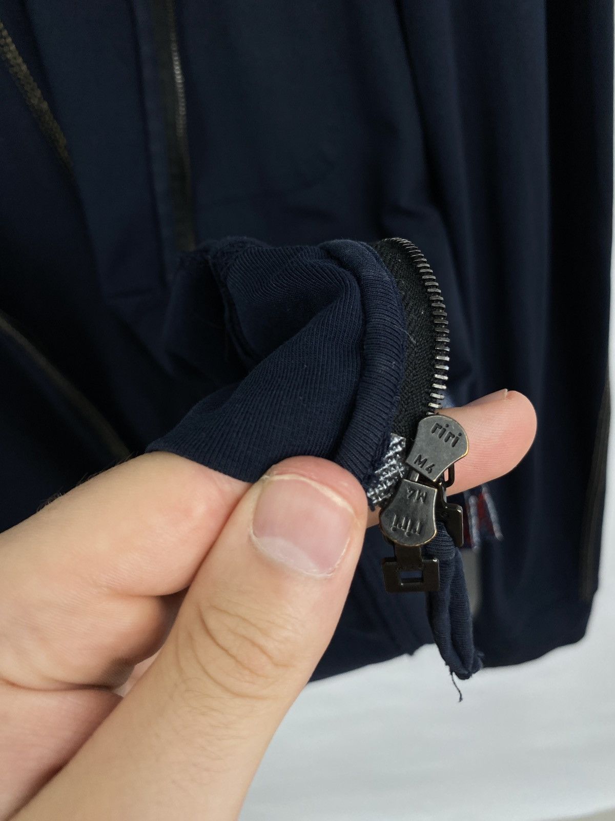 Marithe + Francois Girbaud 🇫🇷 Marithe Francois Girbaud Le Jean De Hybrid Zip Hoodie Size M / US 6-8 / IT 42-44 - 6 Thumbnail