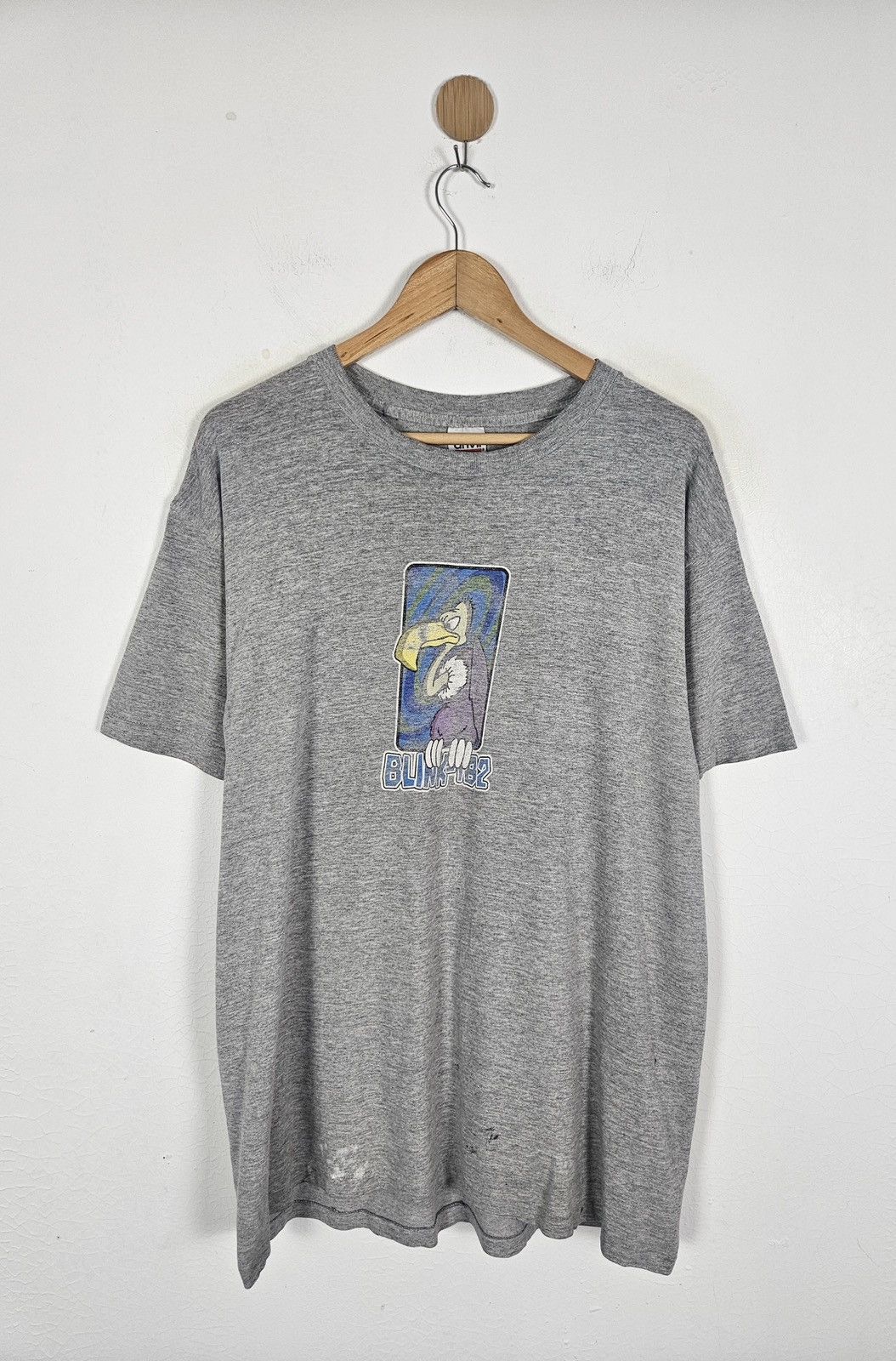 Band Tees Vintage Blink 182 1999 Birdhouse Skateboard Pop Punk vulture Size US XL / EU 56 / 4 - 1 Thumbnail
