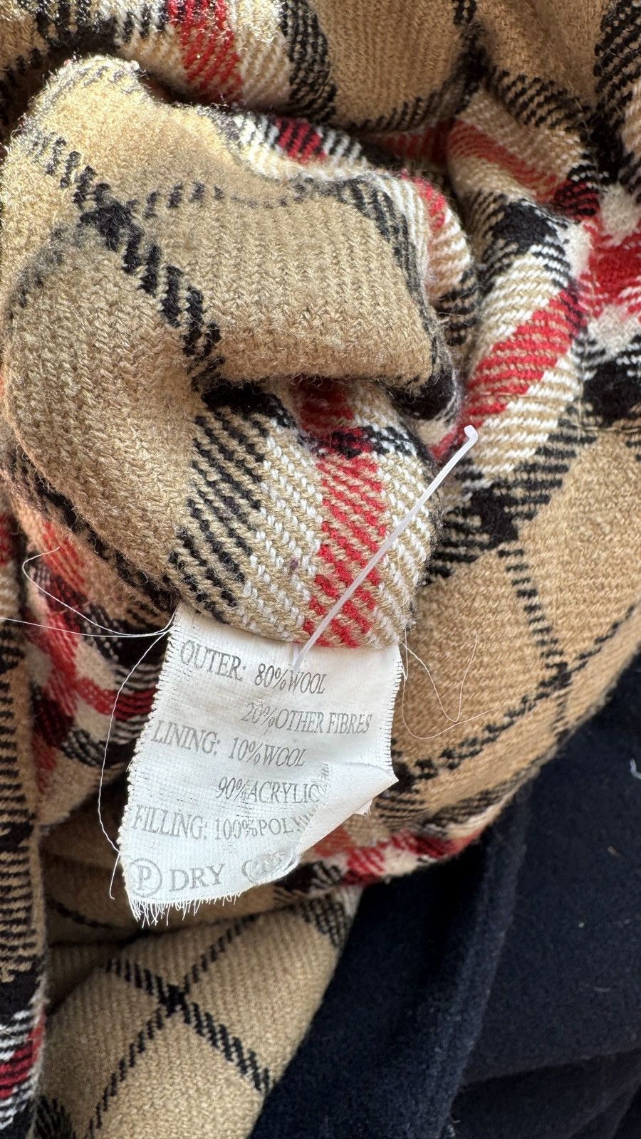 Vintage Vintage 90s Faded Wool Jacket barbour burberry hunting fish Size US XL / EU 56 / 4 - 6 Thumbnail