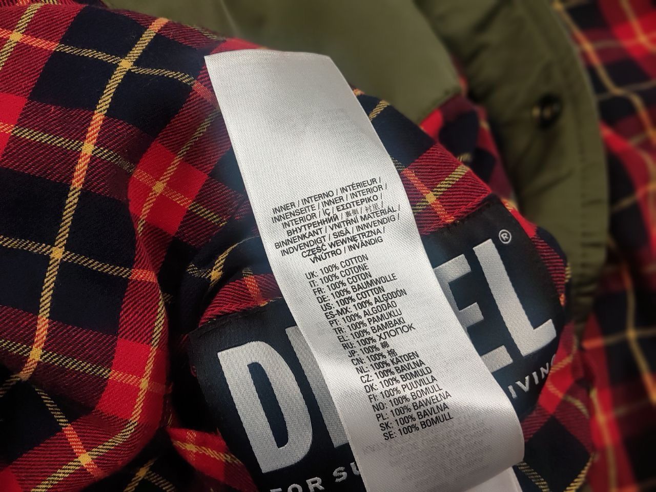 Diesel Diesel Reversible Quilted military Cordura Bomber Jacket Size US XL / EU 56 / 4 - 22 Thumbnail