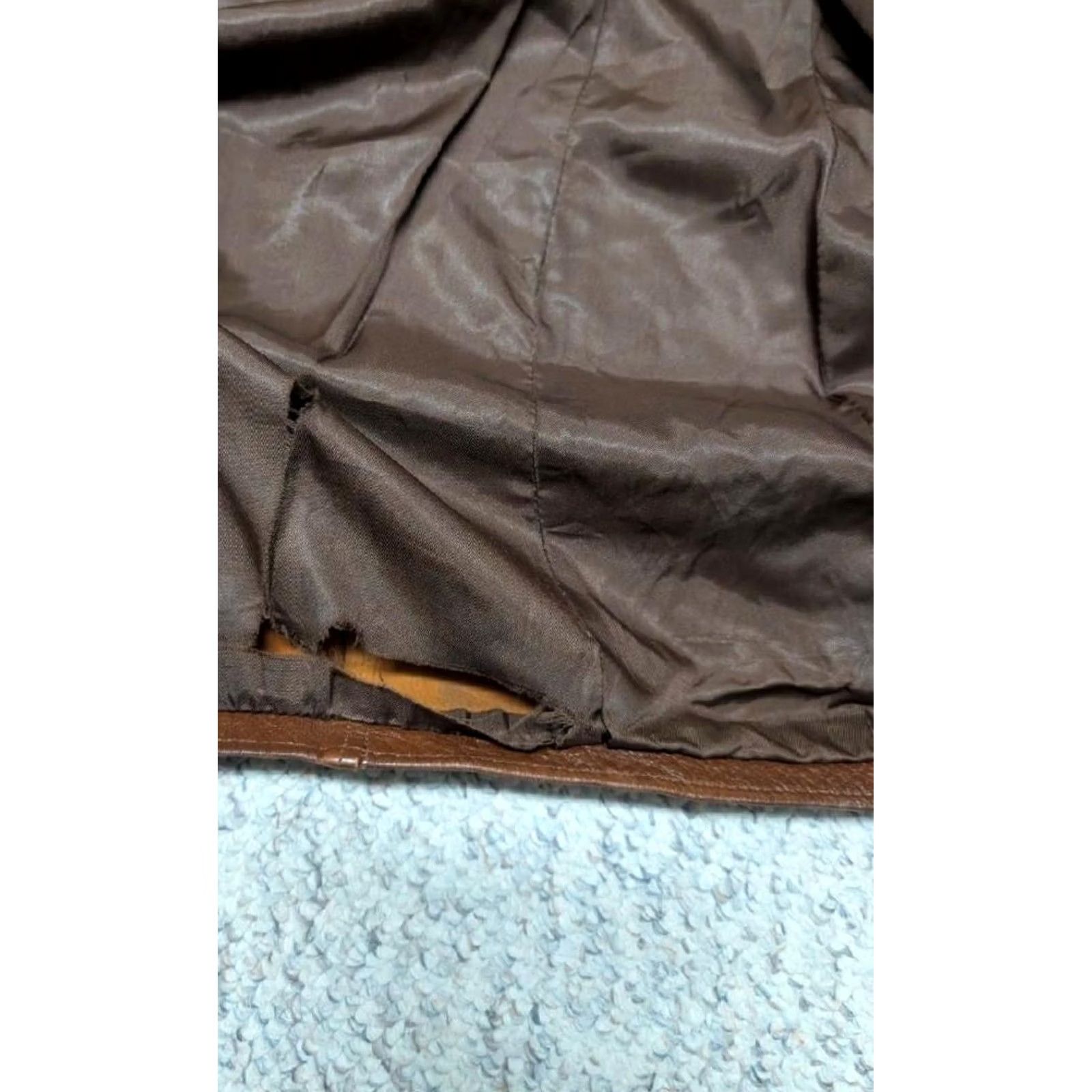 Esprit VINTAGE Buckskin brown leather coat BUCKSKIN 42 M East West Hippie Boho Mens Leather Coat West East West 1970s Size US M / EU 48-50 / 2 - 7 Thumbnail
