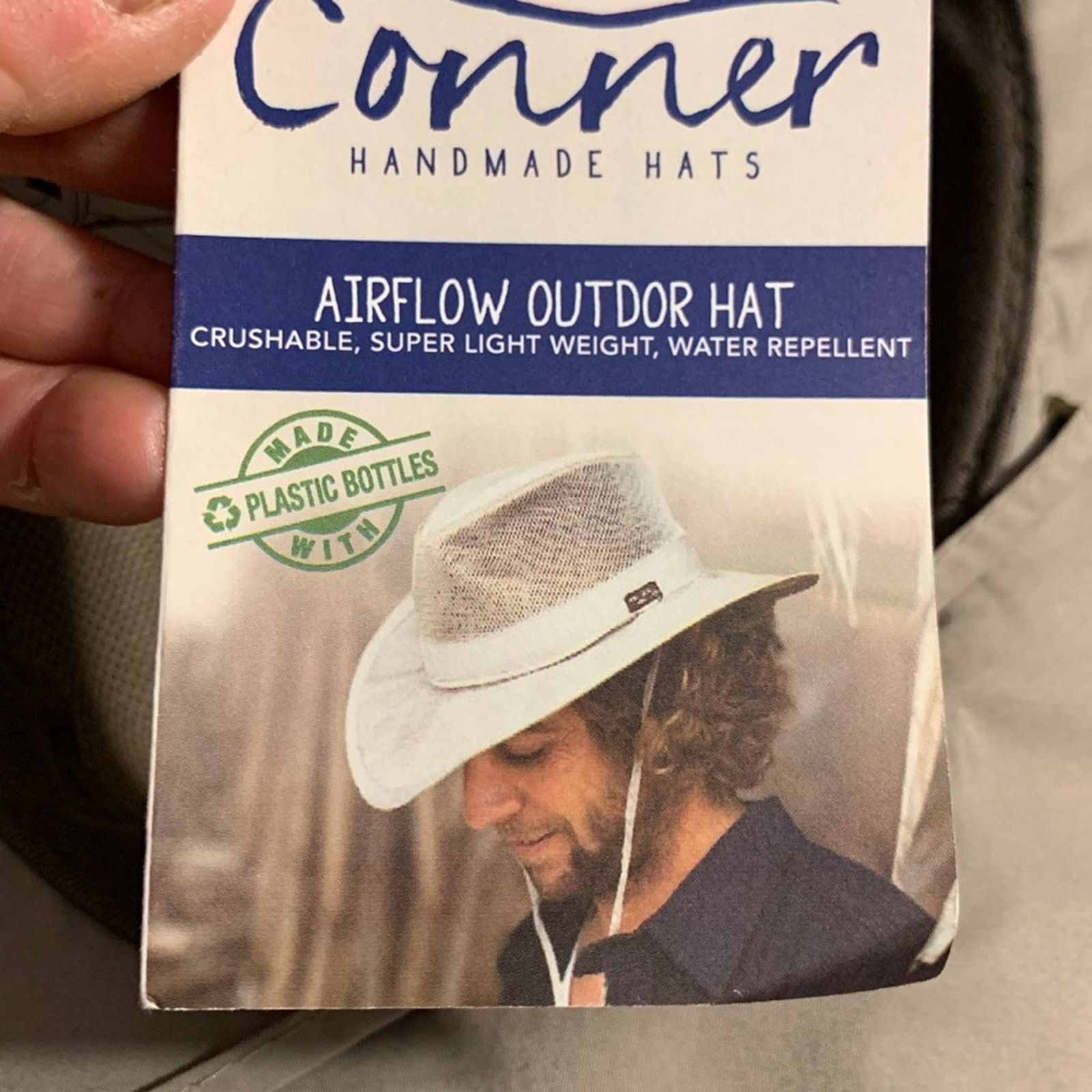 Vintage BNWT Conner airflow outdoor hat handmade crushable Size ONE SIZE - 11 Thumbnail