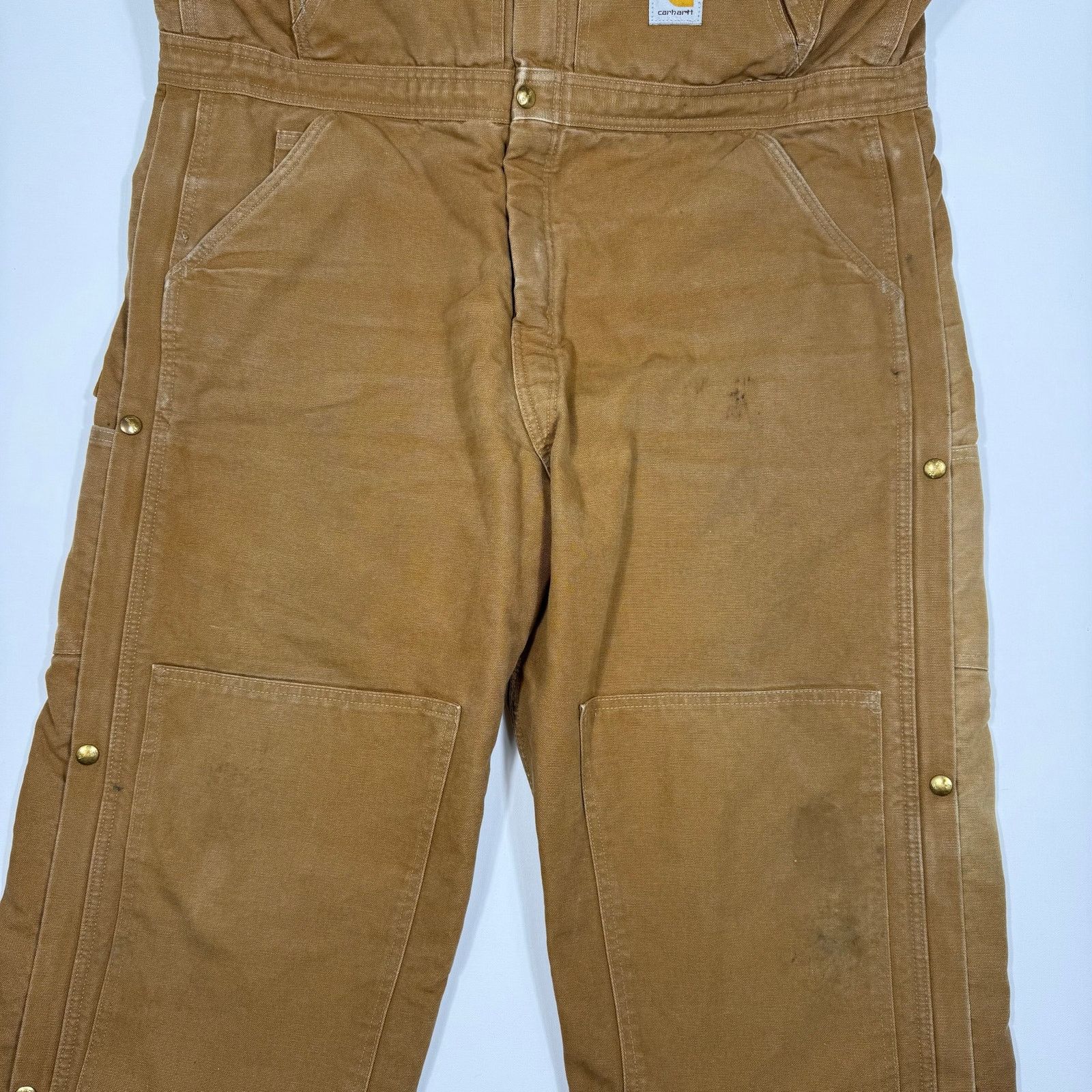 Carhartt Vintage Carhartt Duck Canvas Insulated Overalls Quilt Lined Size US XL / EU 56 / 4 - 7 Thumbnail