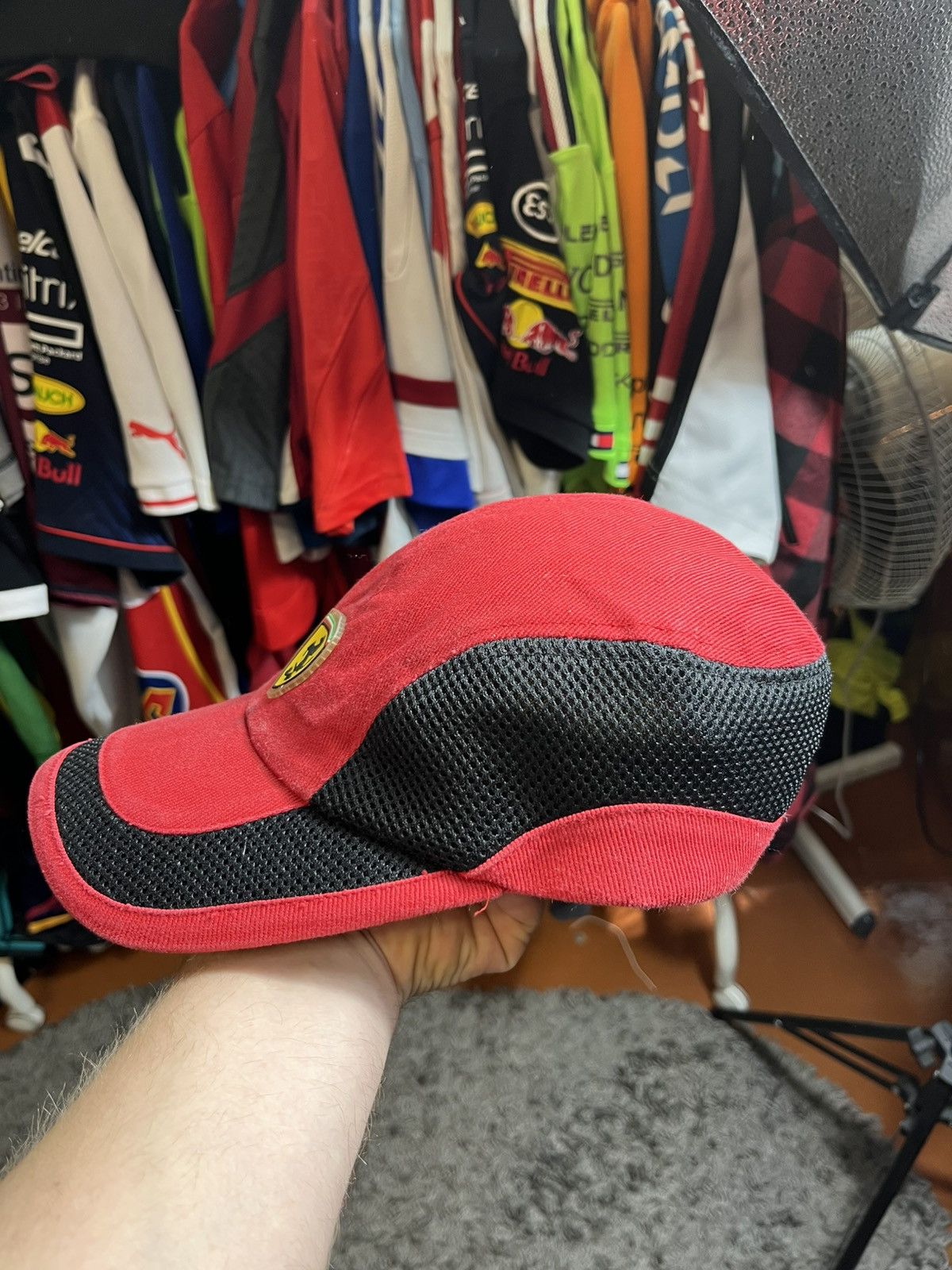 Ferrari FERRARI VINTAGE Y2K RACING CAP Size ONE SIZE - 3 Thumbnail