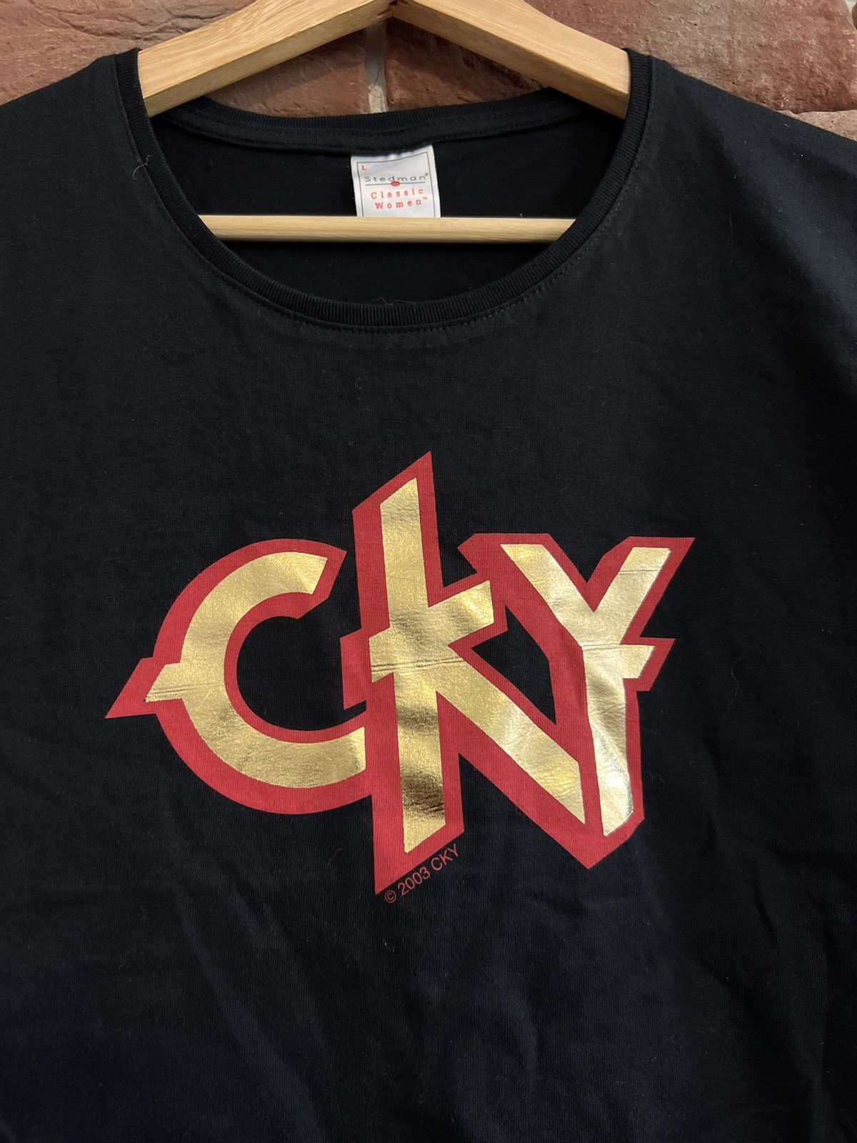 Band Tees Rare CKY 2003 Babydoll Punk Rock Vintage Band Tshirt 00s Y2K Size L / US 10 / IT 46 - 2 Thumbnail