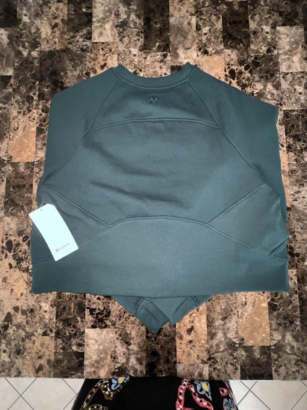 Lululemon LULULEMON SCUBA OVERSIZED PULLOVER STORM TEAL SIZE M/L NWT Size M / US 6-8 / IT 42-44 - 5 Thumbnail