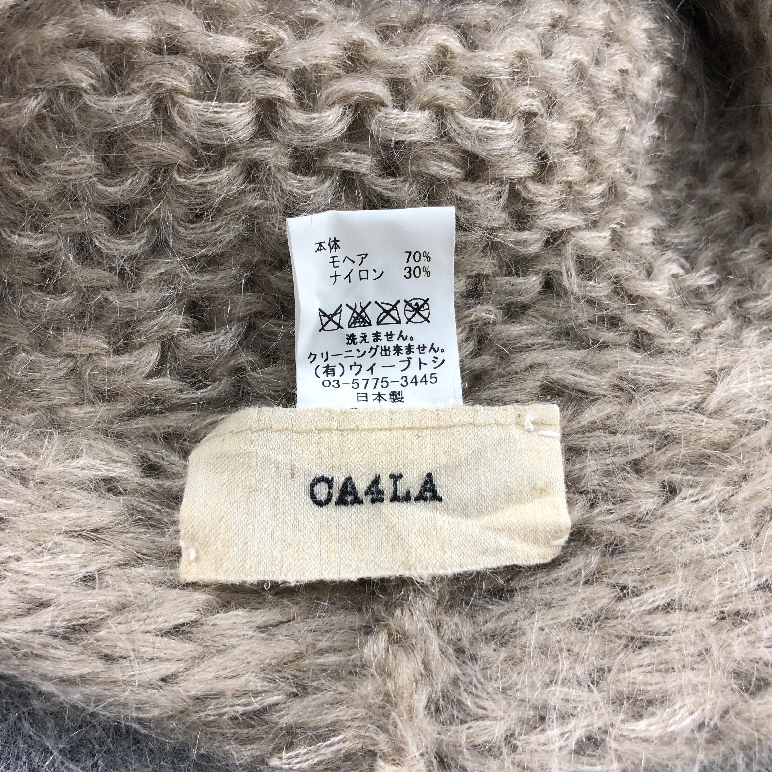 CA4LA CA4LA Ribbon Mohair Hat Beanie Snowcap Snow Hat B38 Size ONE SIZE - 4 Thumbnail