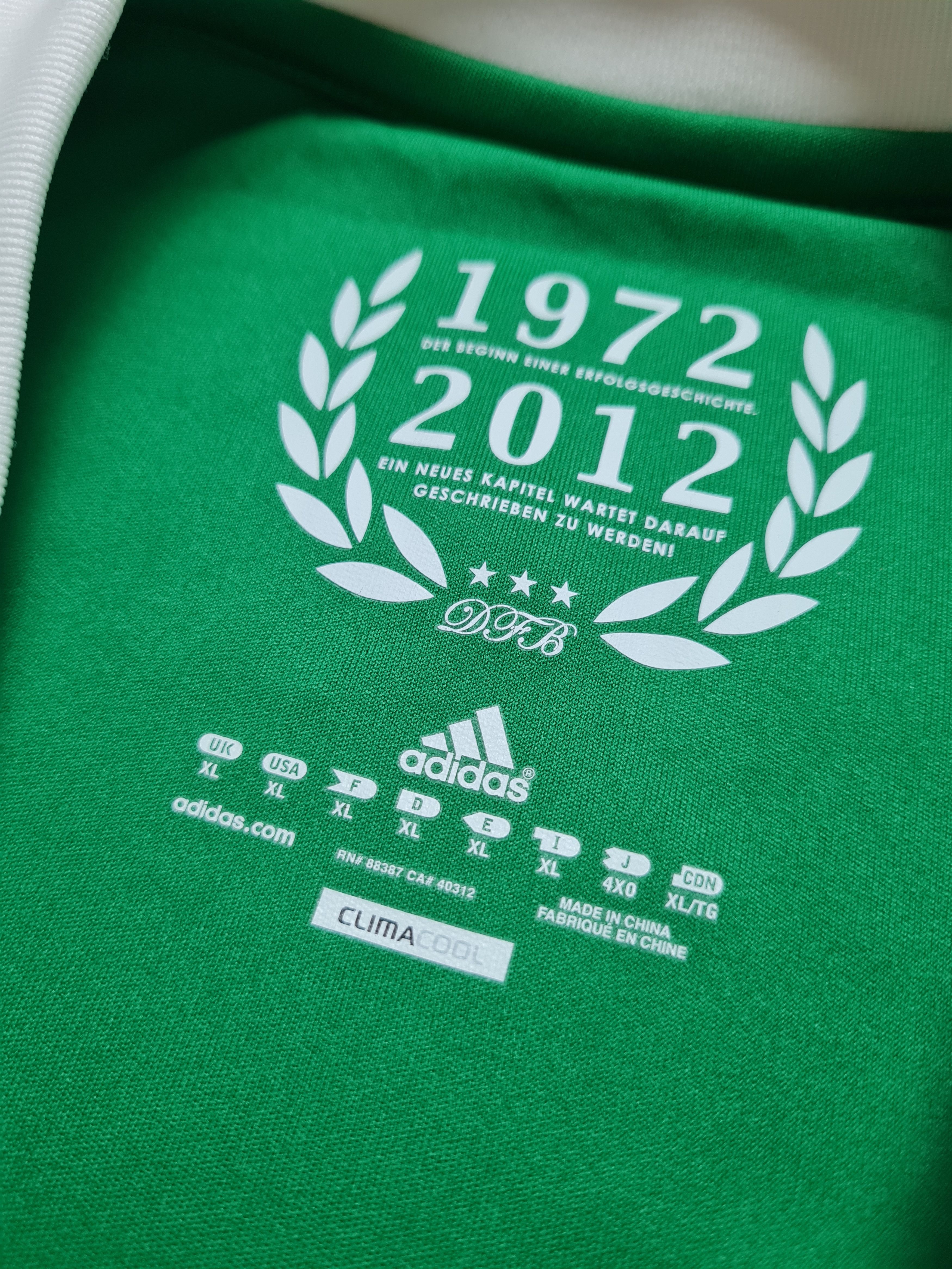 Adidas Adidas Germany Deutschland #5 Hummels MINT football Shirt Size US XL / EU 56 / 4 - 5 Thumbnail