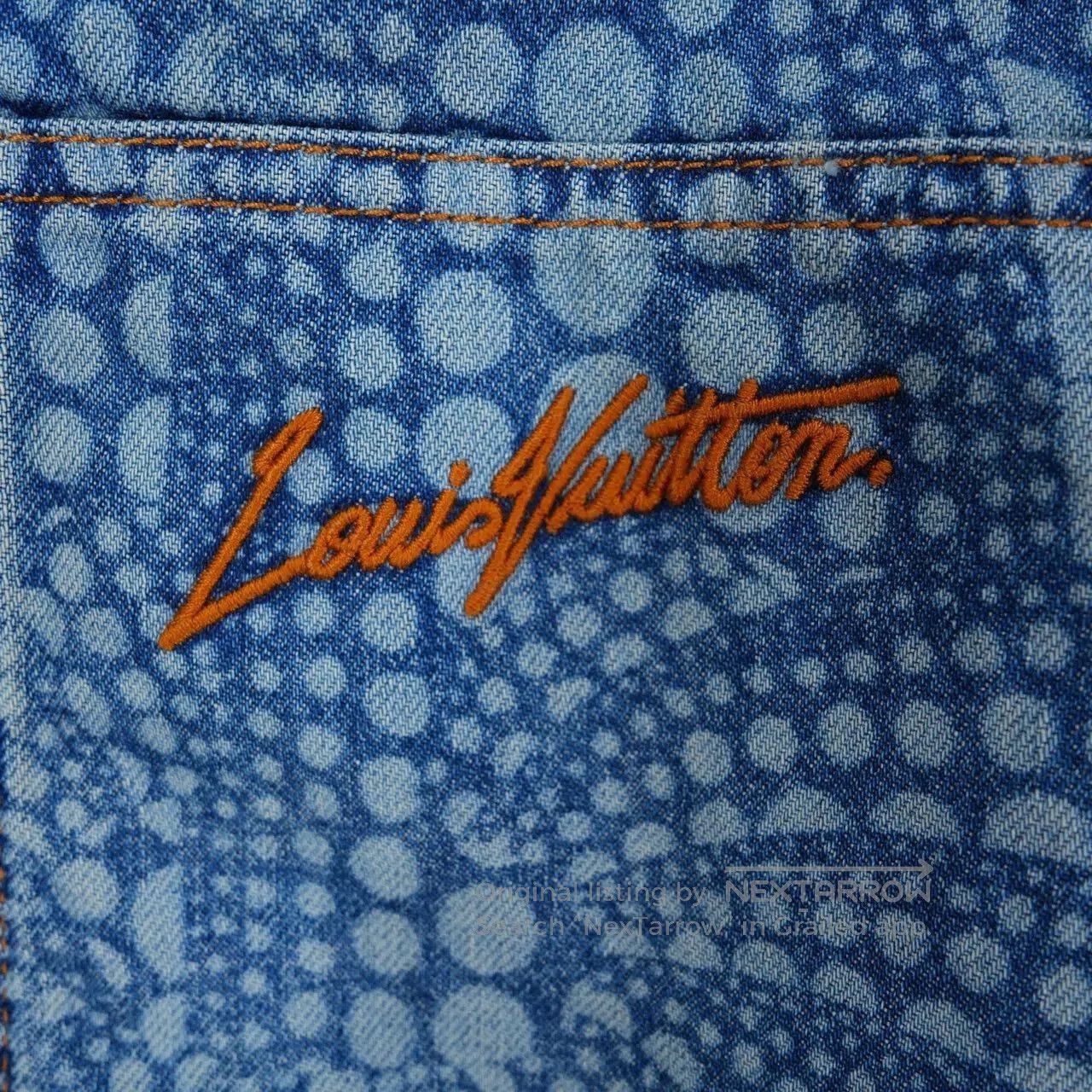 Louis Vuitton louis vuitton collaboration pumpkin denim jacket. Size US L / EU 52-54 / 3 - 3 Thumbnail