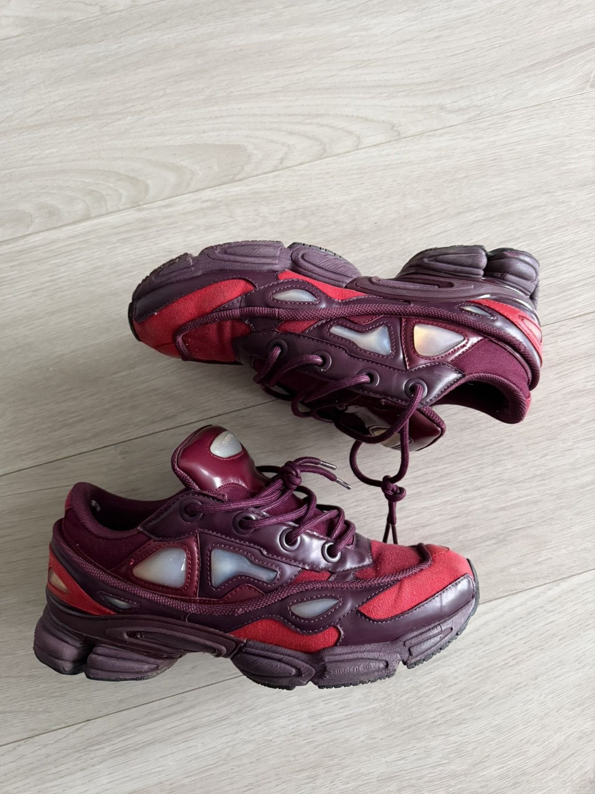 Adidas × Raf Simons Raf simons ozweego 3 burgundy Size US 9 / EU 42 - 1 Thumbnail