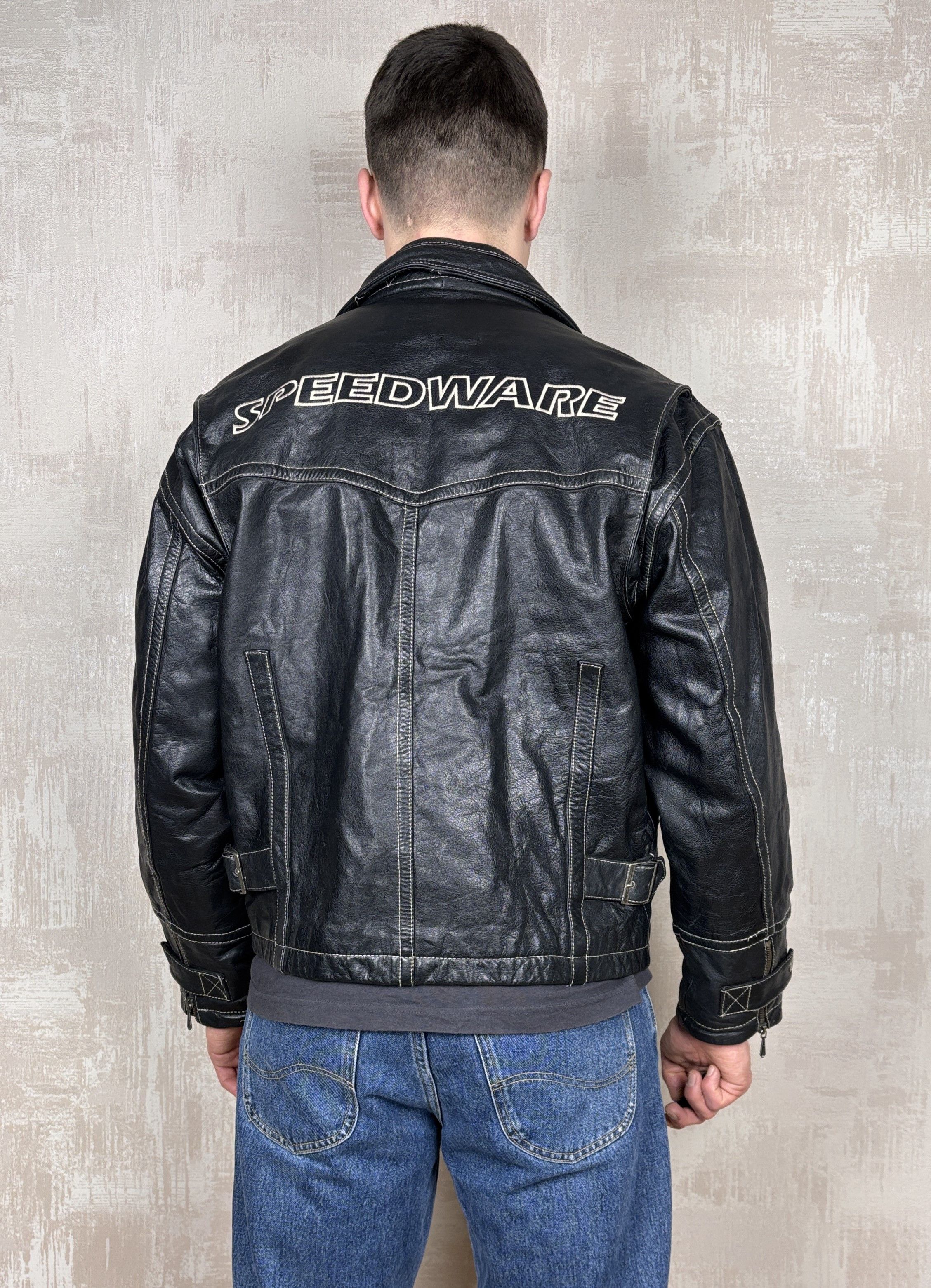 Hein Gericke × Indian Motorcycle × Vintage Hein Gericke Speedware Leather Jacket Motorcycle MotorBike Size US M / EU 48-50 / 2 - 15 Thumbnail