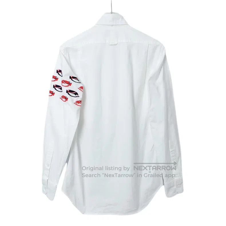 Thom Browne Thom Browne Long-sleeved shirt with single row of buttons Size US S / EU 44-46 / 1 - 2 Thumbnail