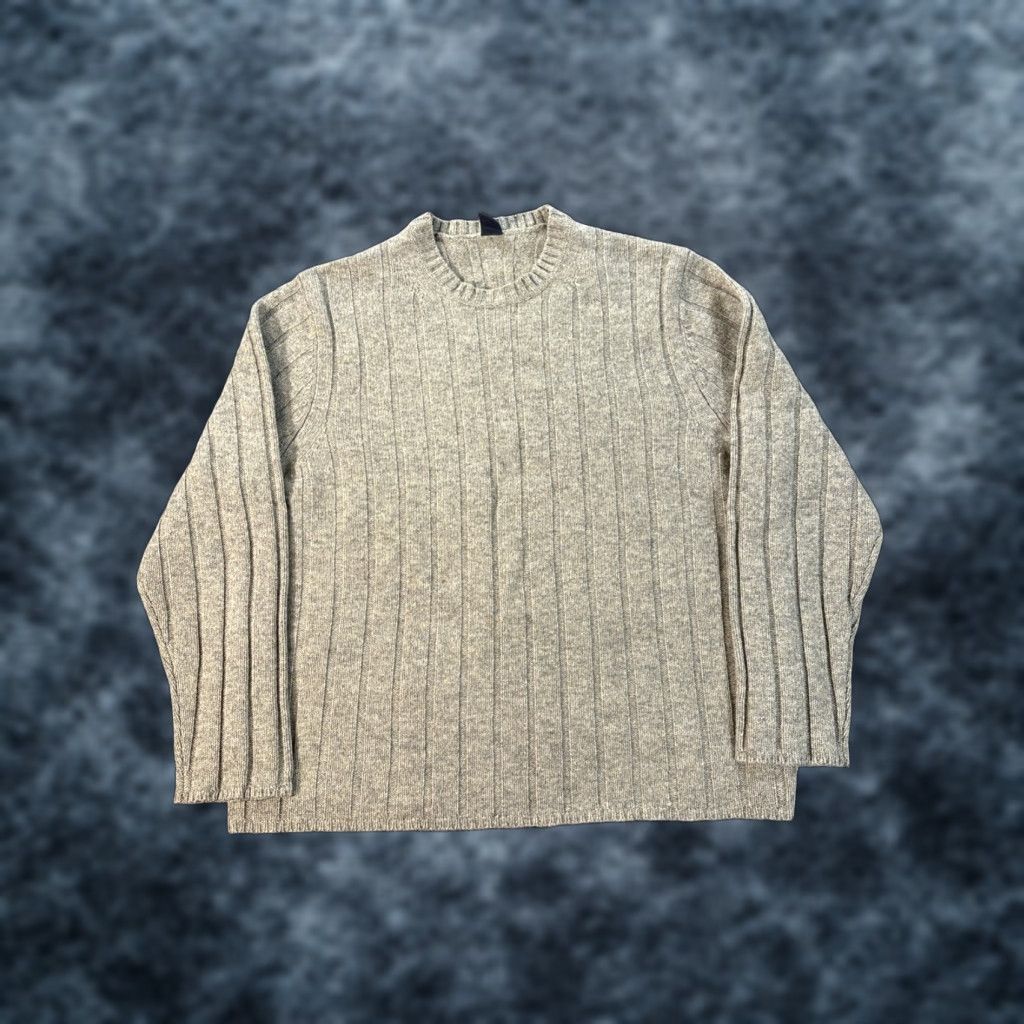 Gap VINTAGE Gap Sweater Mens XL Wool Knit Crew Neck 90s Green pullover Ribbed Knit Style Mens Size US XL / EU 56 / 4 - 1 Thumbnail