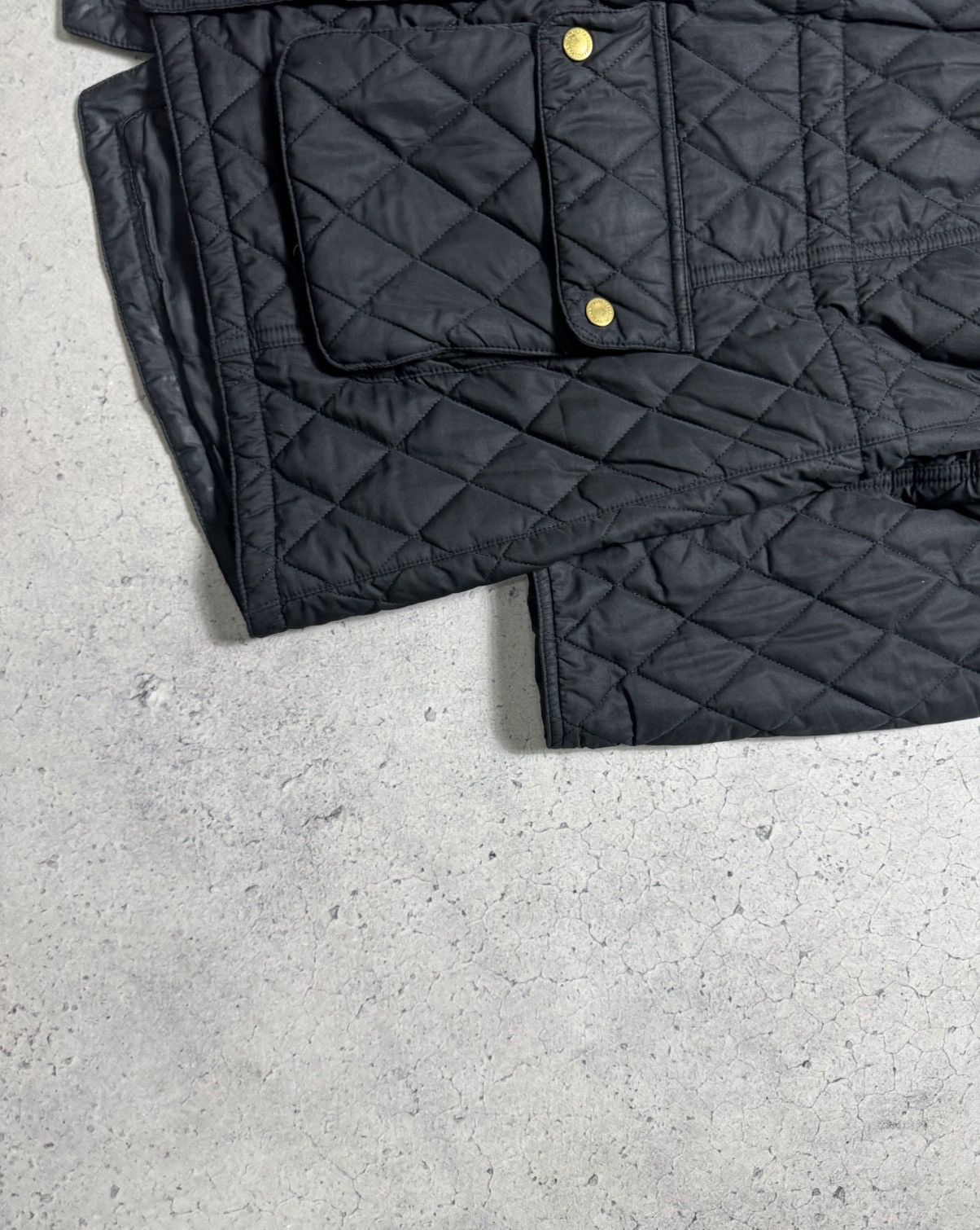 Barbour Barbour Quilted Intl Enduro Women’s Parka Jacket Black Size XL / US 12-14 / IT 48-50 - 4 Thumbnail