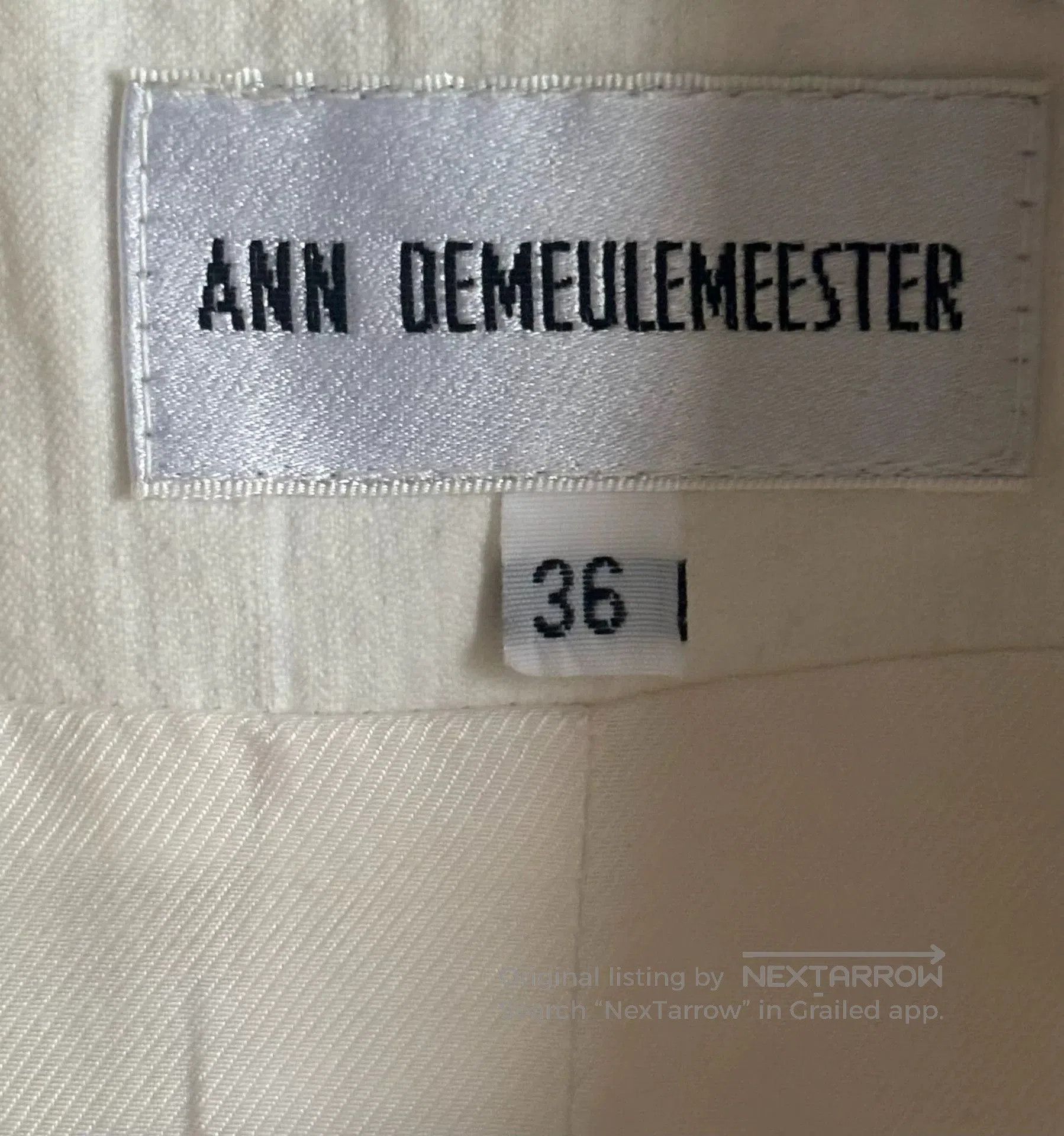 Ann Demeulemeester Ann Demeulemeester White Label Jacket. Size XS / US 0-2 / IT 36-38 - 8 Thumbnail