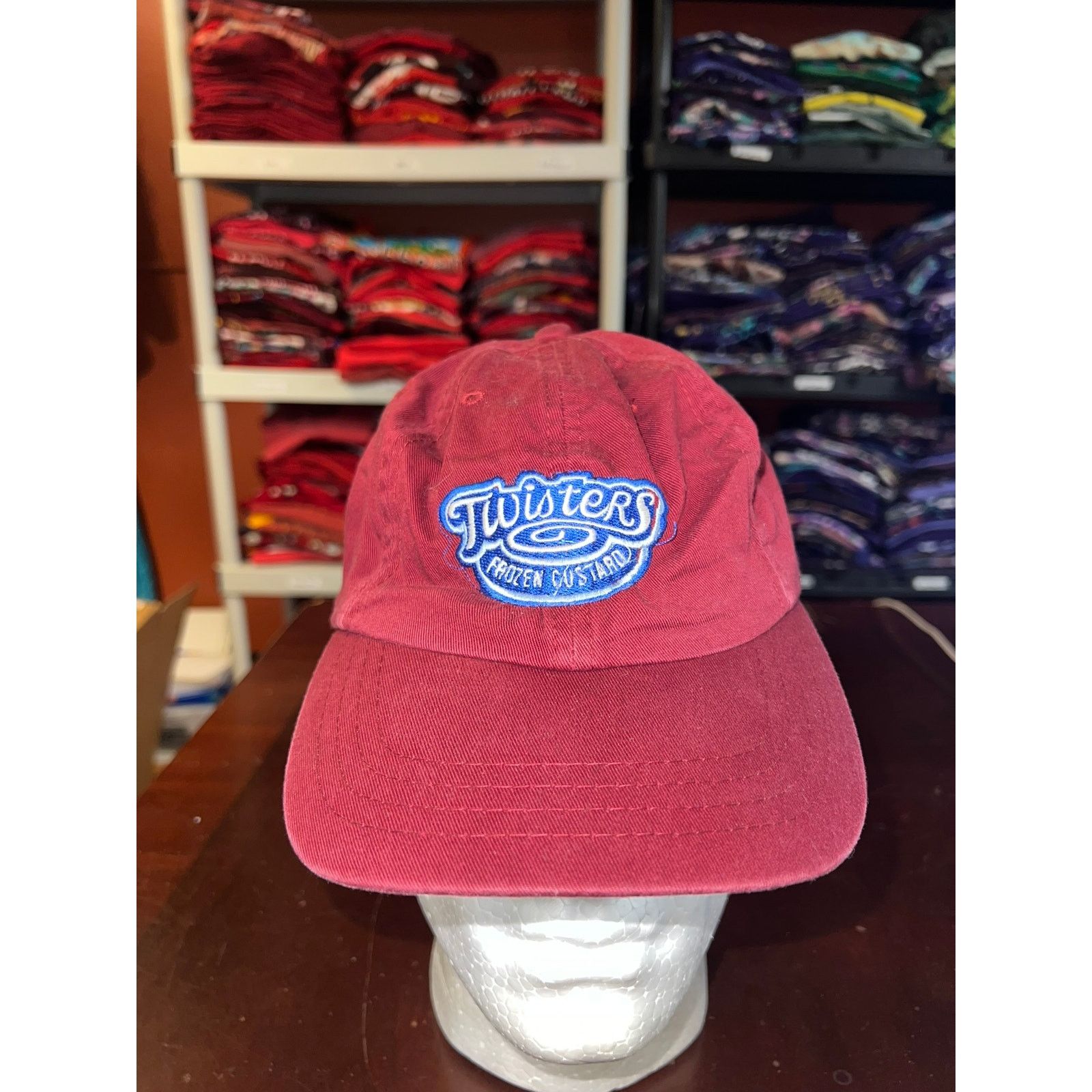 Vintage Twisters Hat Frozen Custard Red Logo Cap Headwear Size ONE SIZE - 1 Thumbnail