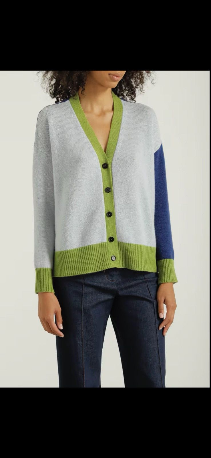 Marni Last Size Marni Colour Block Cashmere Cardigan Size S / US 4 / IT 40 - 2 Thumbnail