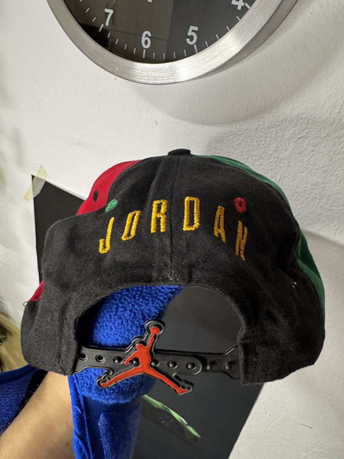Jordan Brand × Nike Air Jordan Cap Jumpman Nike Basketball Mens 90s vintage Size ONE SIZE - 3 Thumbnail