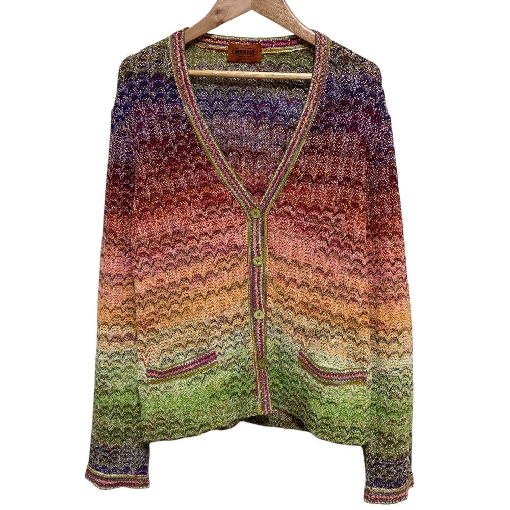 Other Other Missoni Chevron Gradient Knit Cardigan Others Tops DUTY FREE for USA Size ONE SIZE - 1 Thumbnail