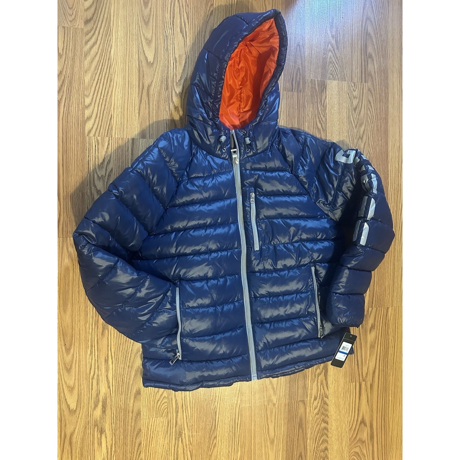 Guess GUESS Men's Mid Weight Hooded Puffer Jacket XL Winter Coat Size US XL / EU 56 / 4 - 2 Thumbnail