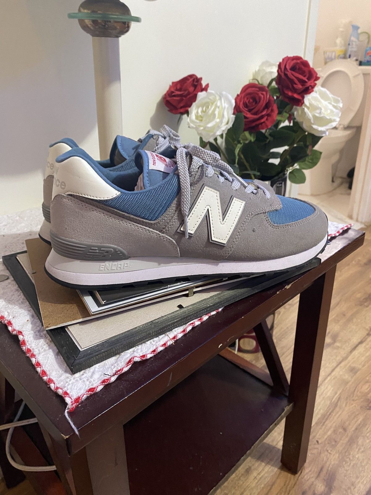 New Balance New balance 574 blue and grey Size US 11.5 / EU 44-45 - 2 Thumbnail