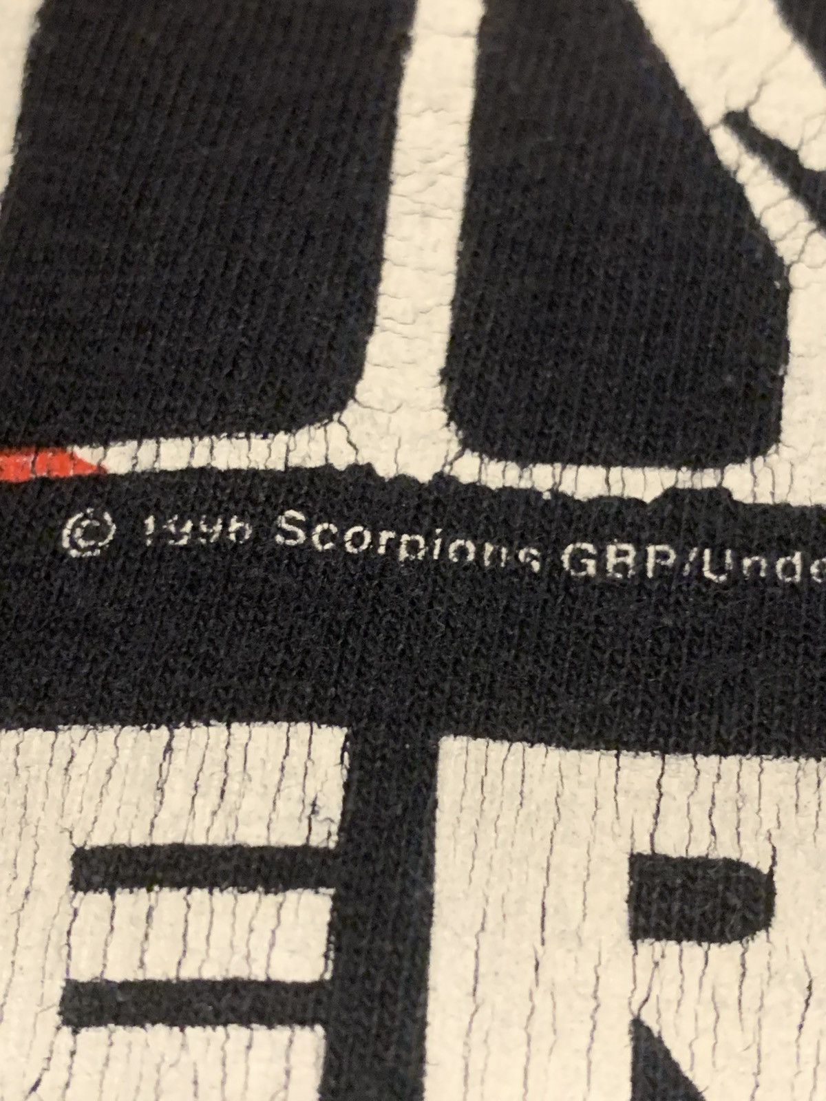 Band Tees × Vintage VINTAGE 1996 SCORPIONS PURE INSTINCT TOUR Size US XL / EU 56 / 4 - 3 Thumbnail