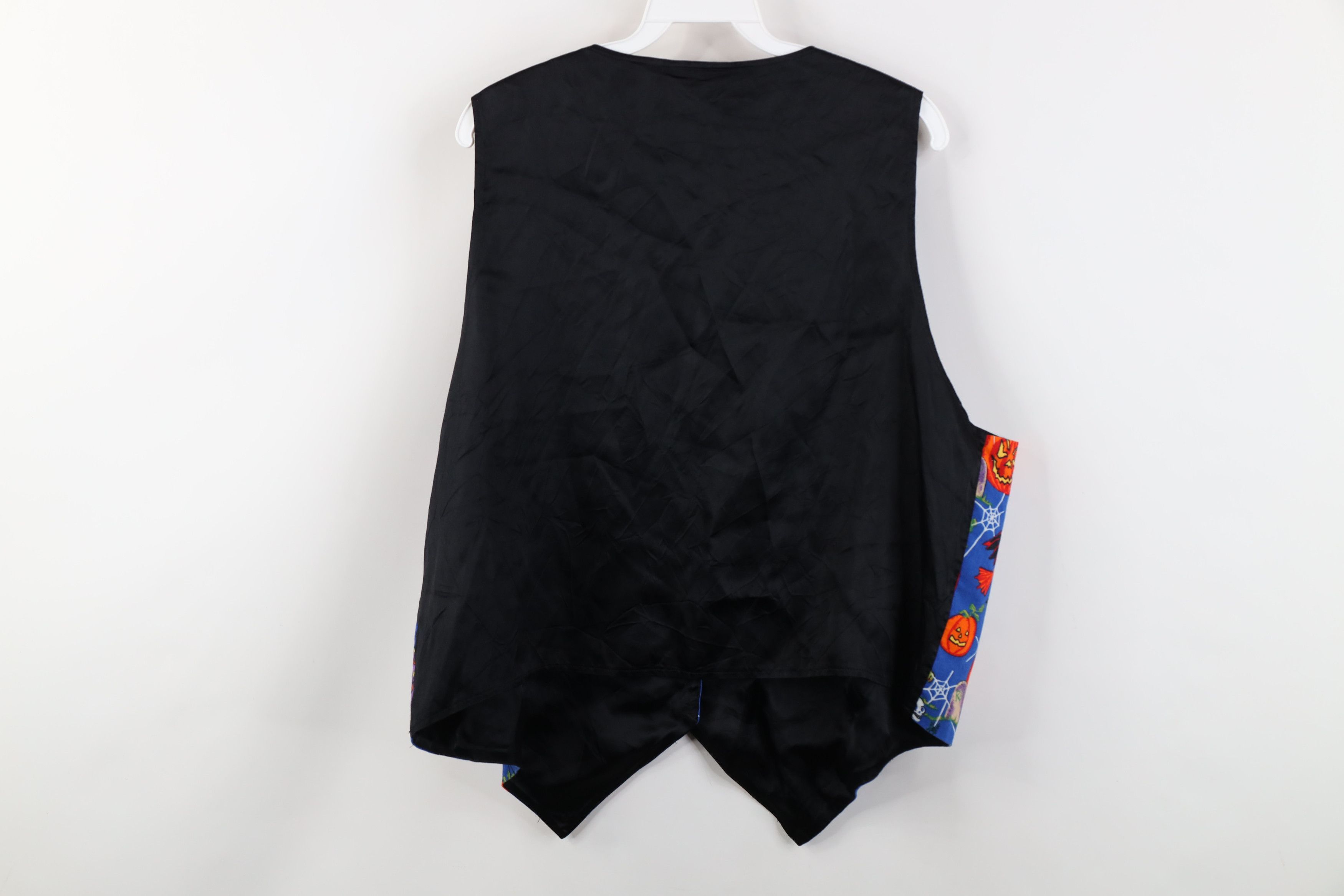 Vintage Vintage 90s Streetwear Witch Bat Pumpkin Ghost Vest Jacket Size XL / US 12-14 / IT 48-50 - 9 Thumbnail