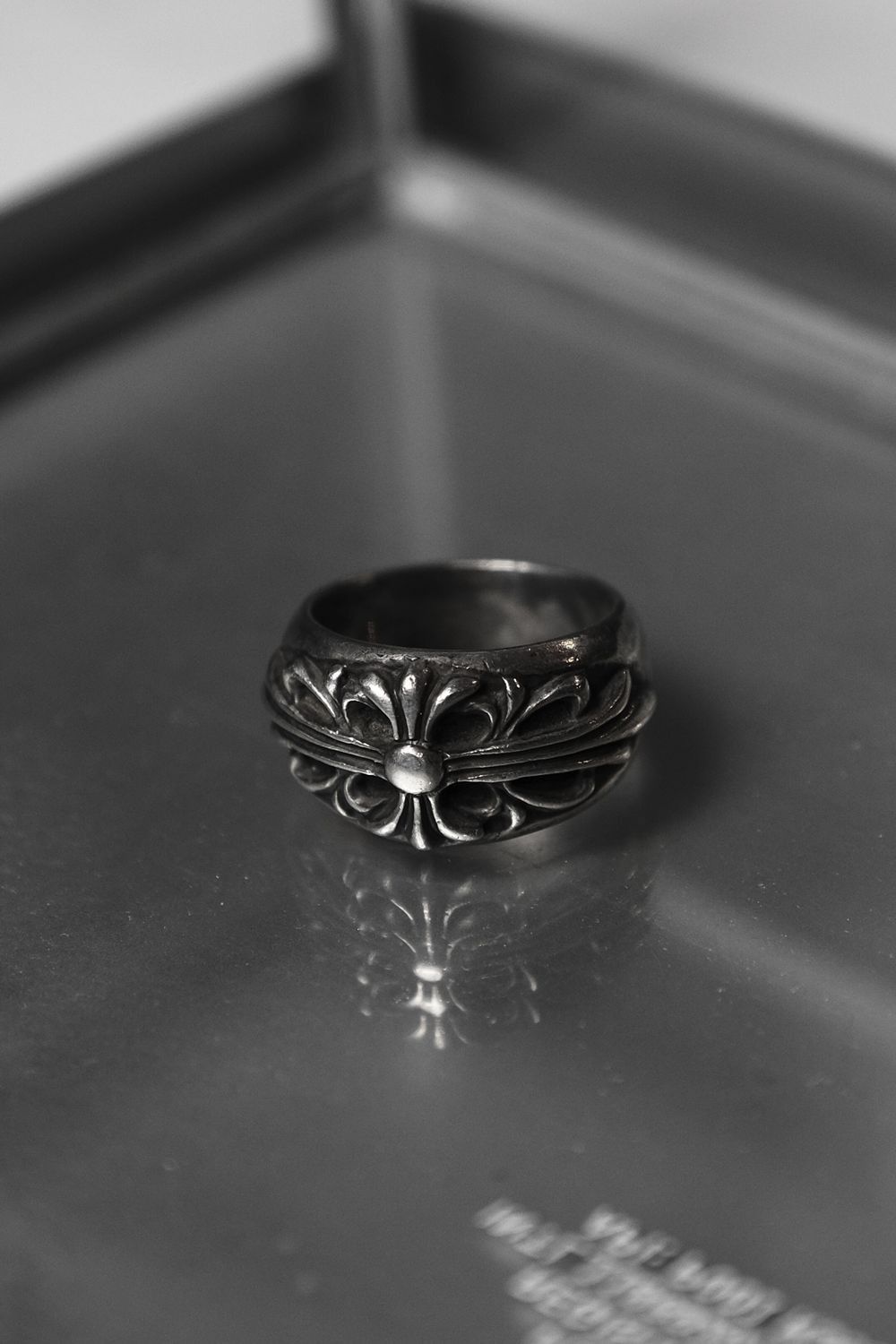 Chrome Hearts Cross Dangle Ring | Grailed
