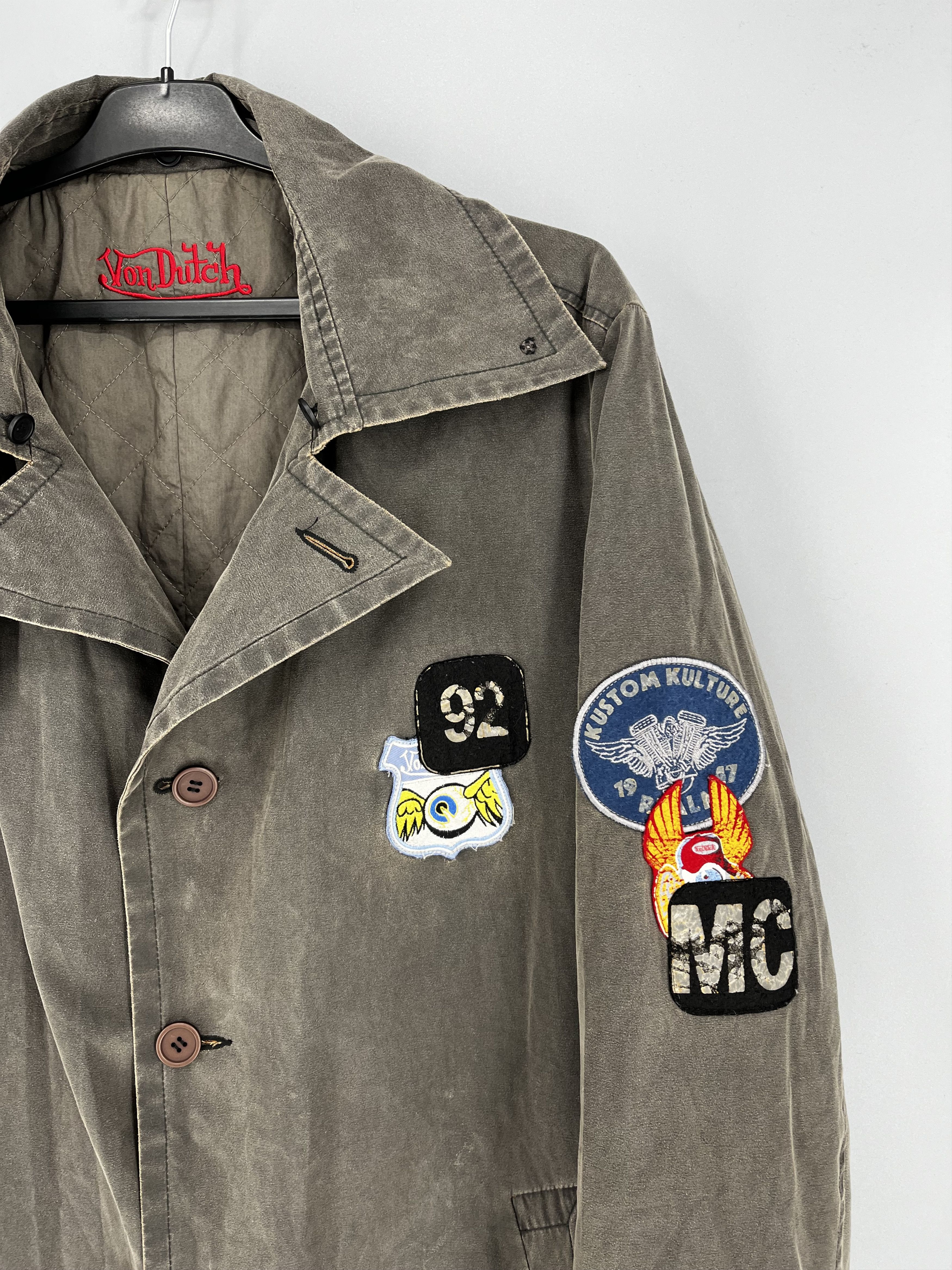 Japanese Brand Vintage 90s Von Dutch Coat Parka Jacket Size US XXL / EU 58 / 5 - 9 Thumbnail