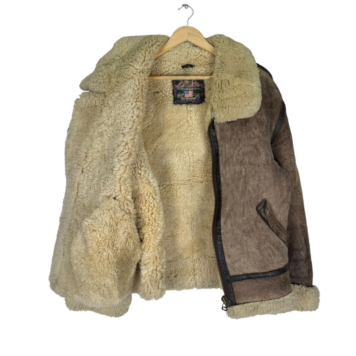 Genuine Leather ☀️US SHEEPSKIN TYPE B3 LEATHER JACKET Size US M / EU 48-50 / 2 - 8 Thumbnail
