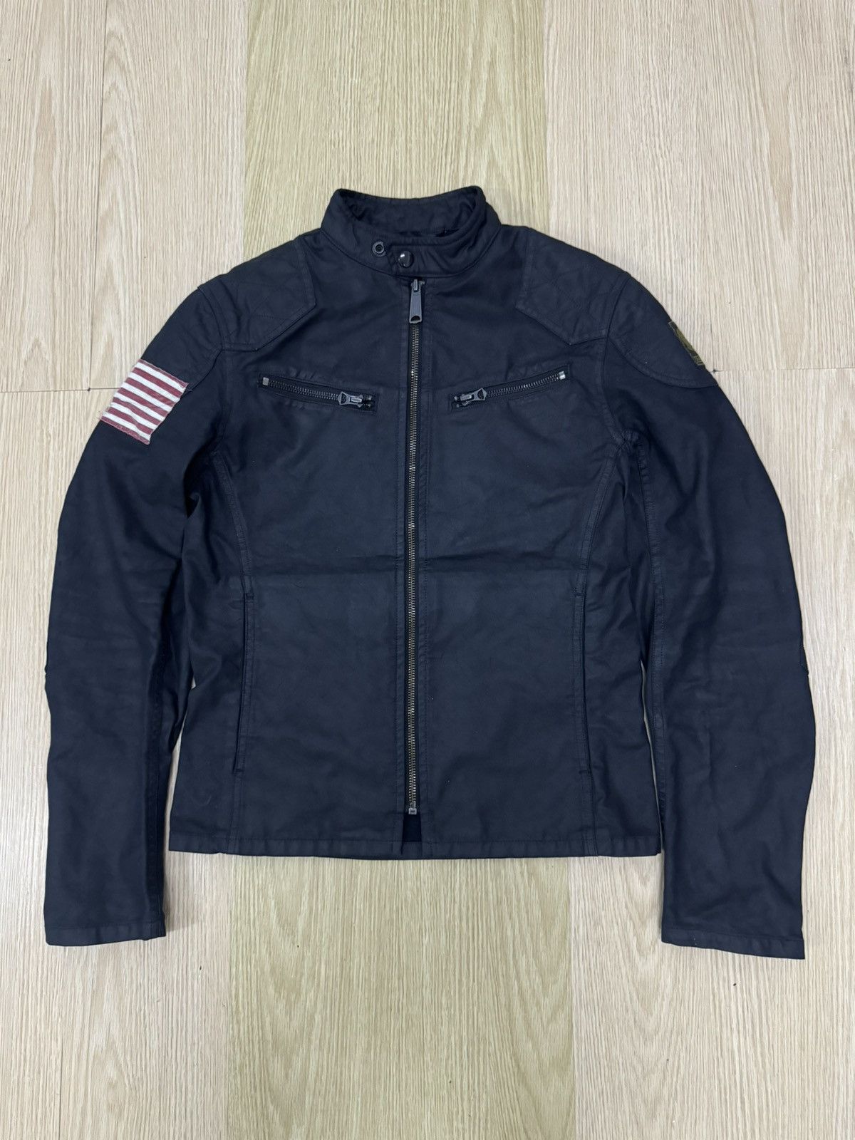 Denime And Supply Ralph Lauren USA Flag 67 wax jacket