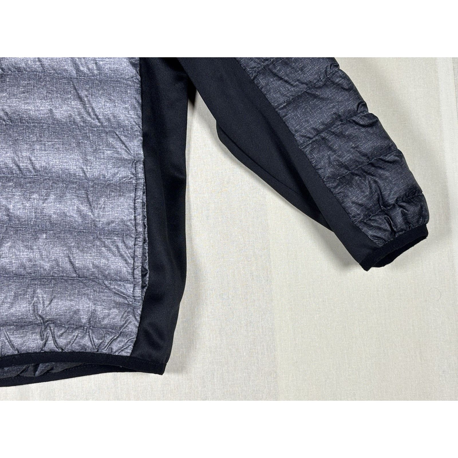 The Unbranded Brand Gerry Kids Puffer Jacket XS 5/6 Gray Black Hooded Down Size US XS / EU 42 / 0 - 14 Thumbnail