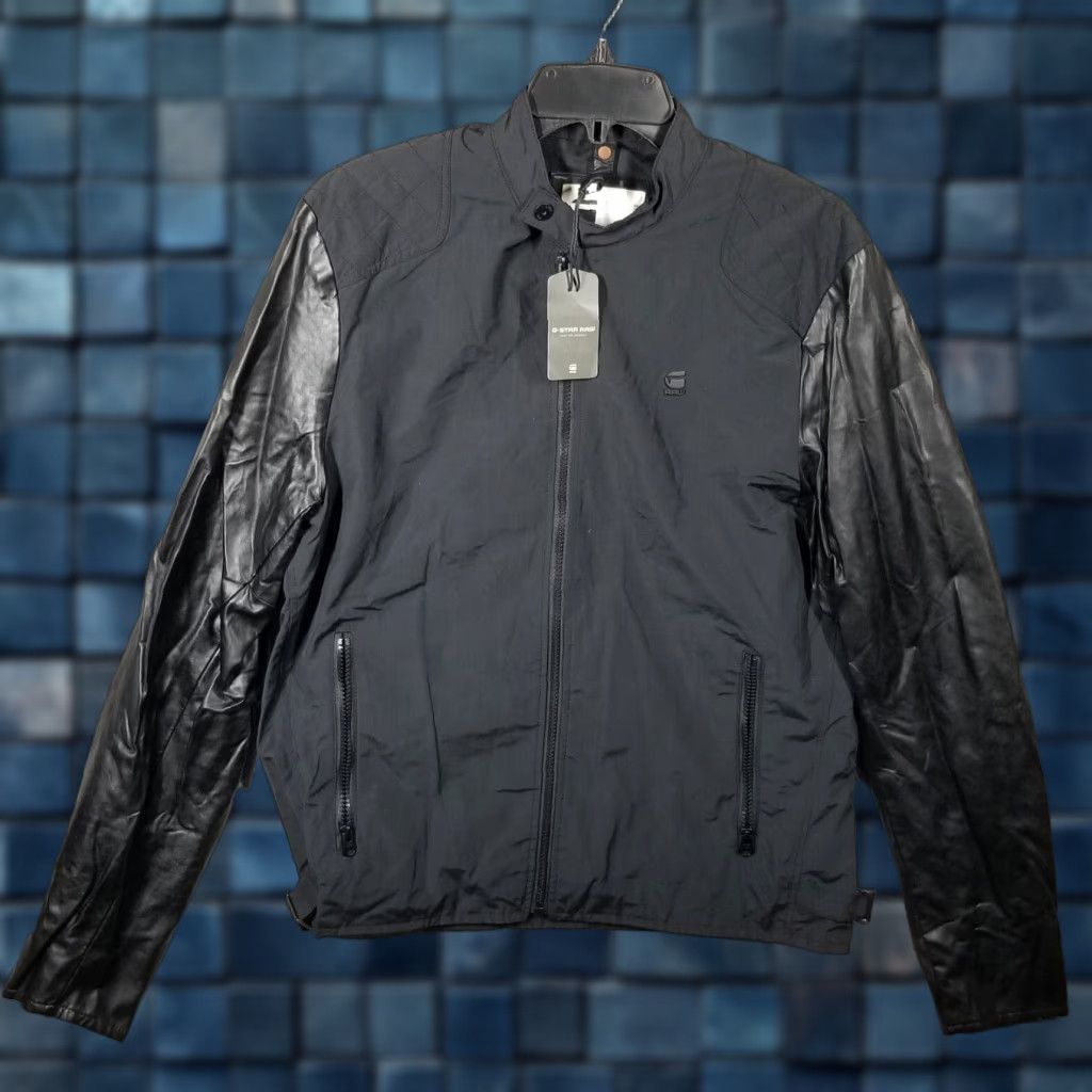 G-Star G-Star Raw Edla Dizrey Bomber Jacket Men Large Black Slim Fit NWT Size US L / EU 52-54 / 3 - 1 Thumbnail
