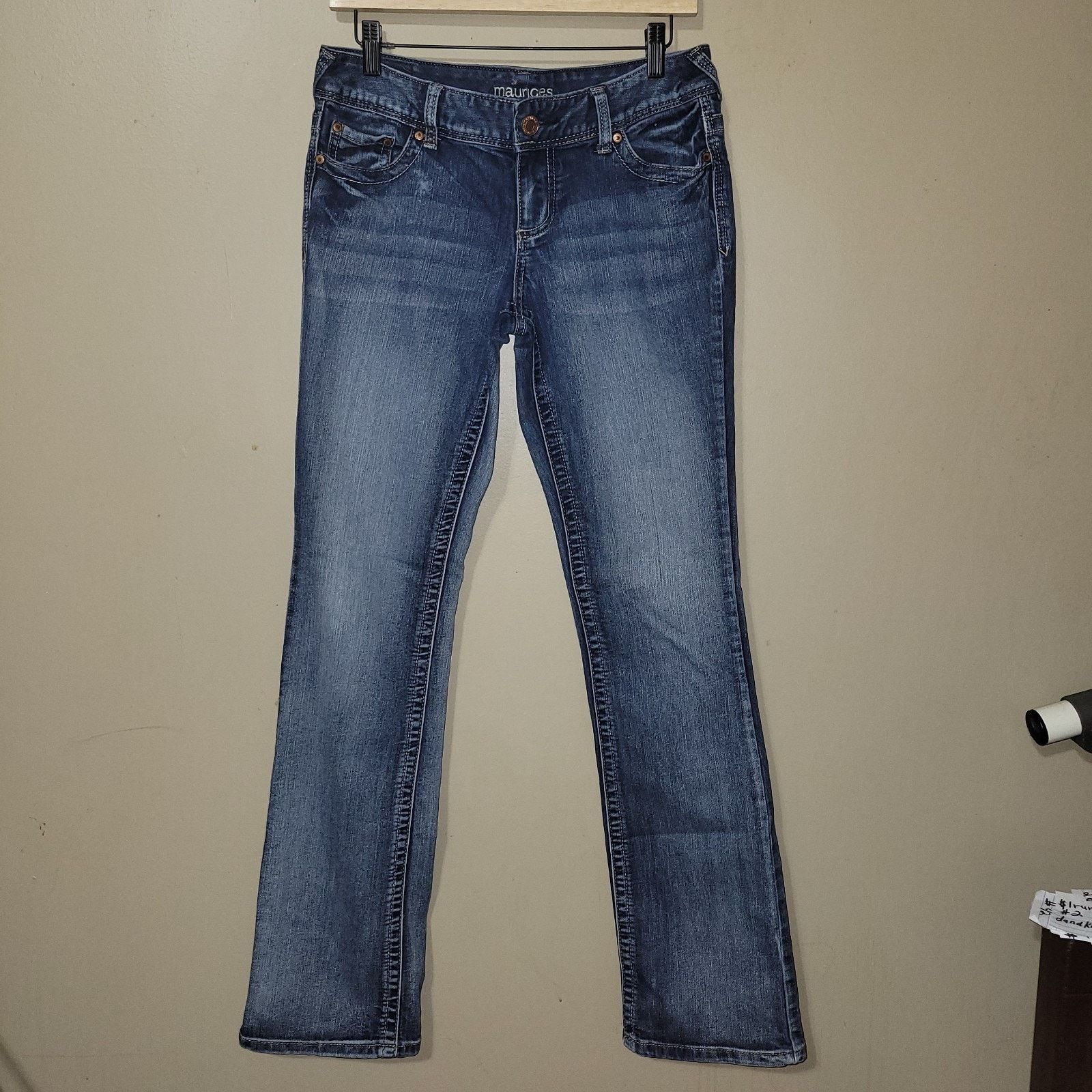 &Daughter Maurices Bootcut Jeans Women 7/8 Regular Blue Denim Zip Size 30" / US 8 / IT 44 - 1 Thumbnail