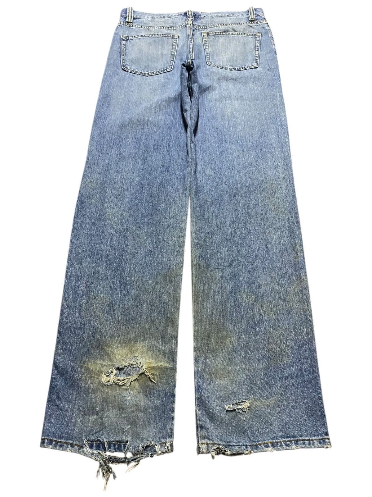 Japanese Brand Vtg Japanese Brand Barcedos Grunge Distressed Loose Jeans Size US 32 / EU 48 - 2 Thumbnail