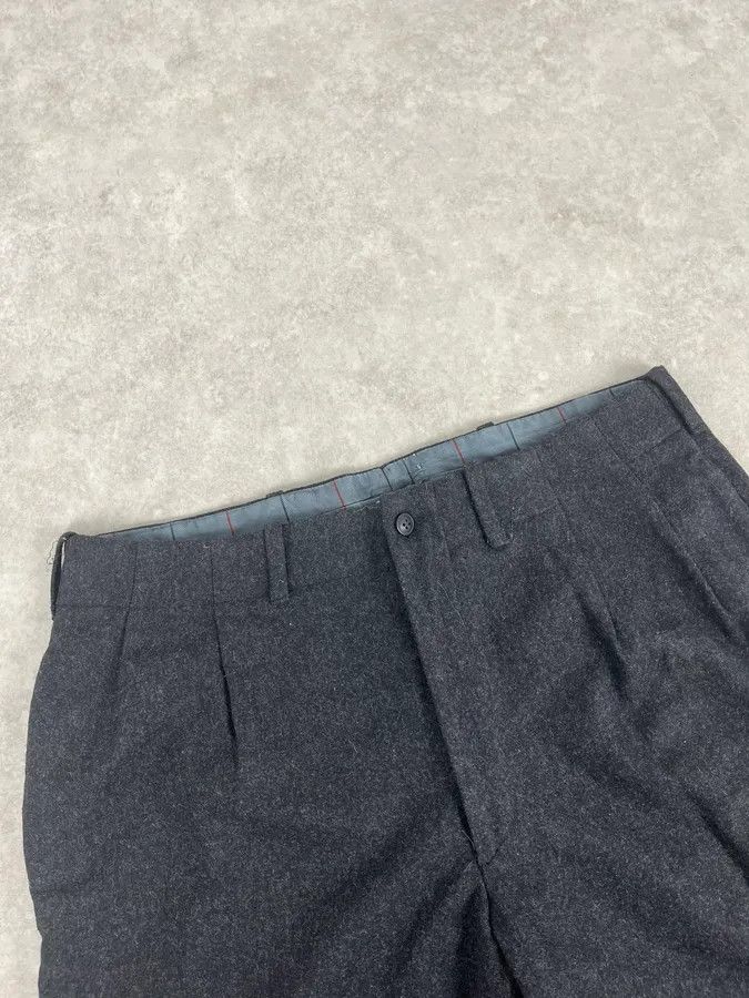 Gianfranco Ferre 2000s Gianfranco Ferré Dark Grey Wool Tailored Pants Size US 34 / EU 50 - 5 Thumbnail