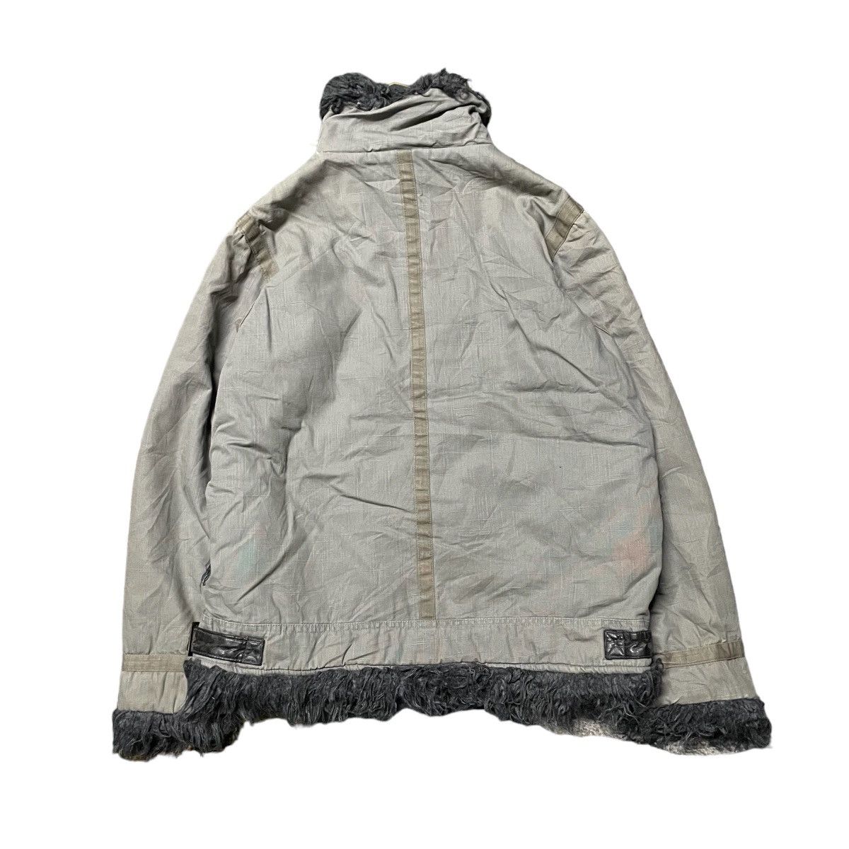 If Six Was Nine × Japanese Brand × Le Grande Bleu (L.G.B.) 💥Japanese Brand BW GIGGLE Buckle Neck Jacket Military Punk Size US M / EU 48-50 / 2 - 2 Thumbnail