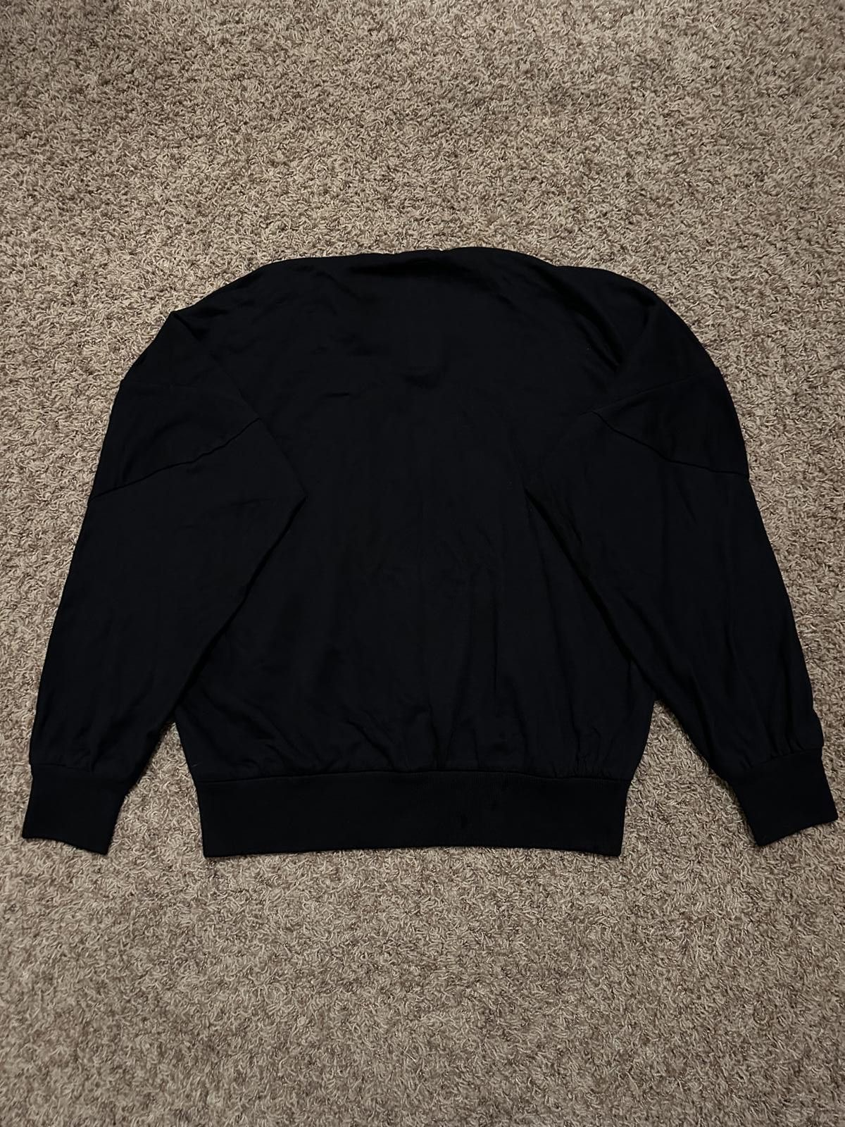 Nike Women's Nike ESC Crew Neck Black Sweater Sweatshirt Italy Size S / US 4 / IT 40 - 5 Thumbnail